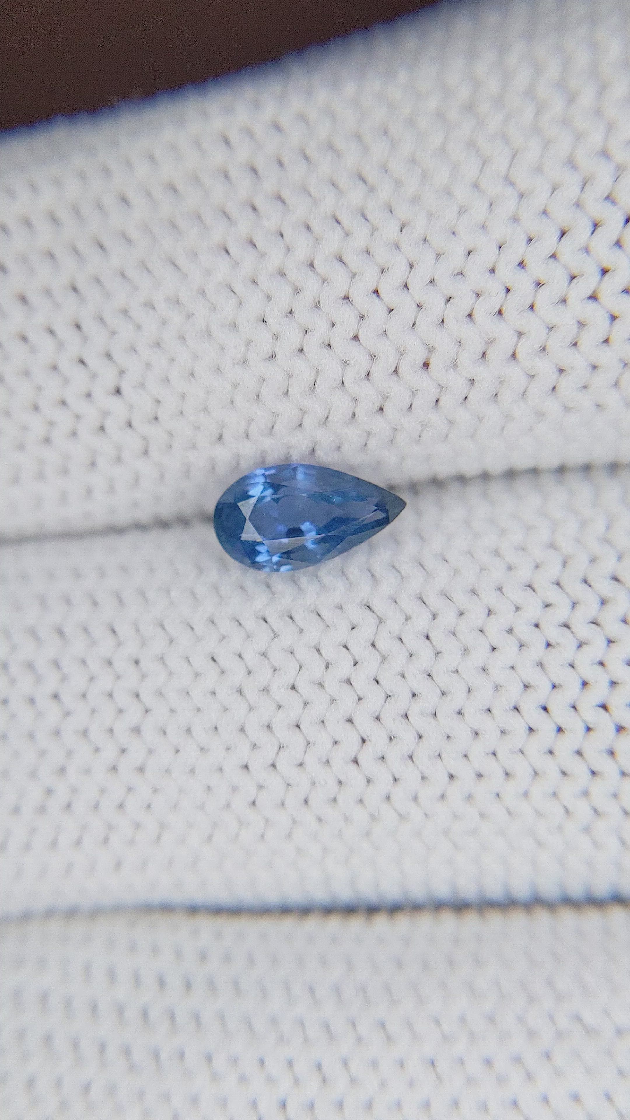 0.74 Ct. Blue Sapphire from Ceylon (Sri Lanka) Size Video