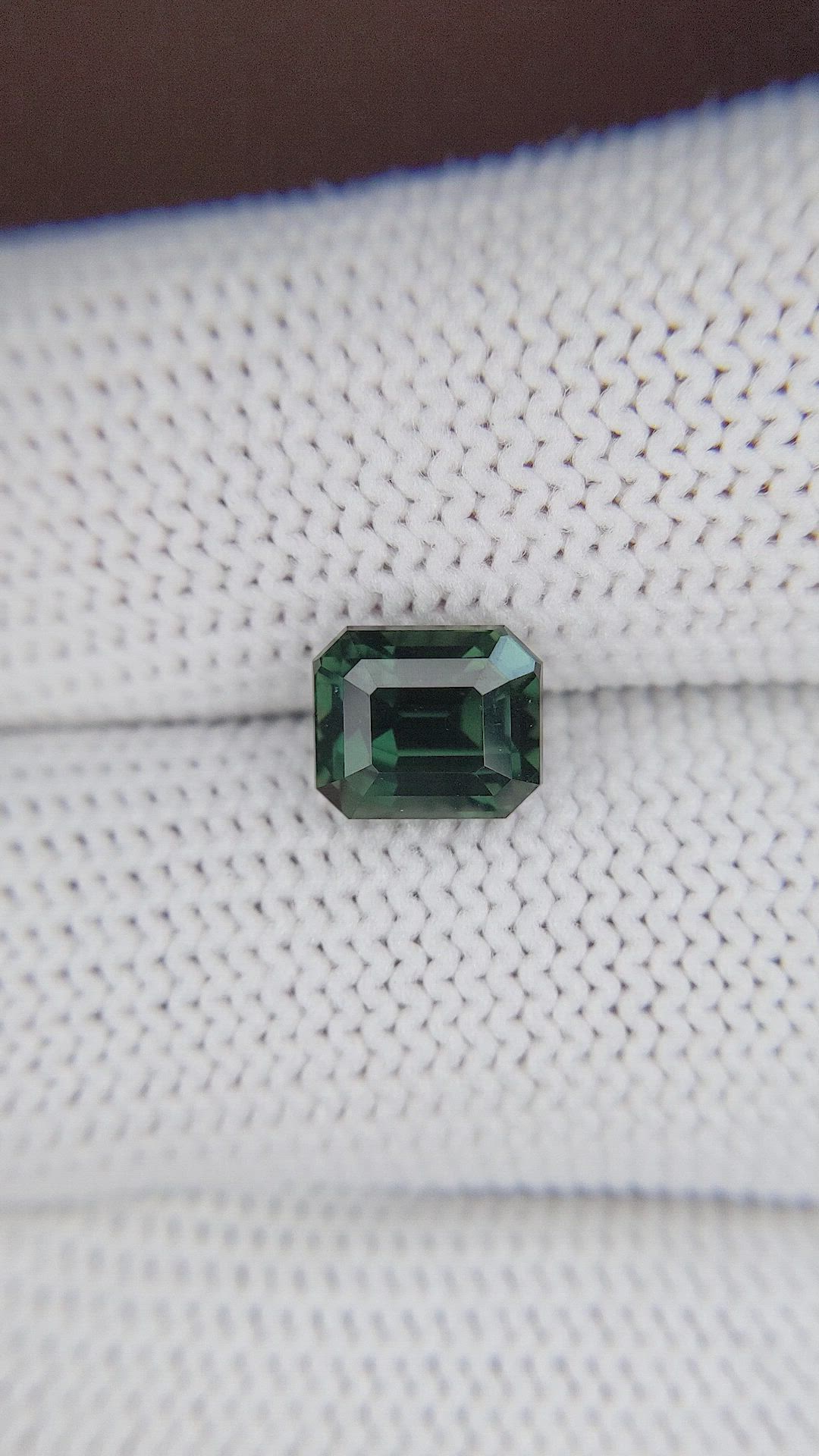 2.57 Ct. Green Sapphire from Tanzania Size Video