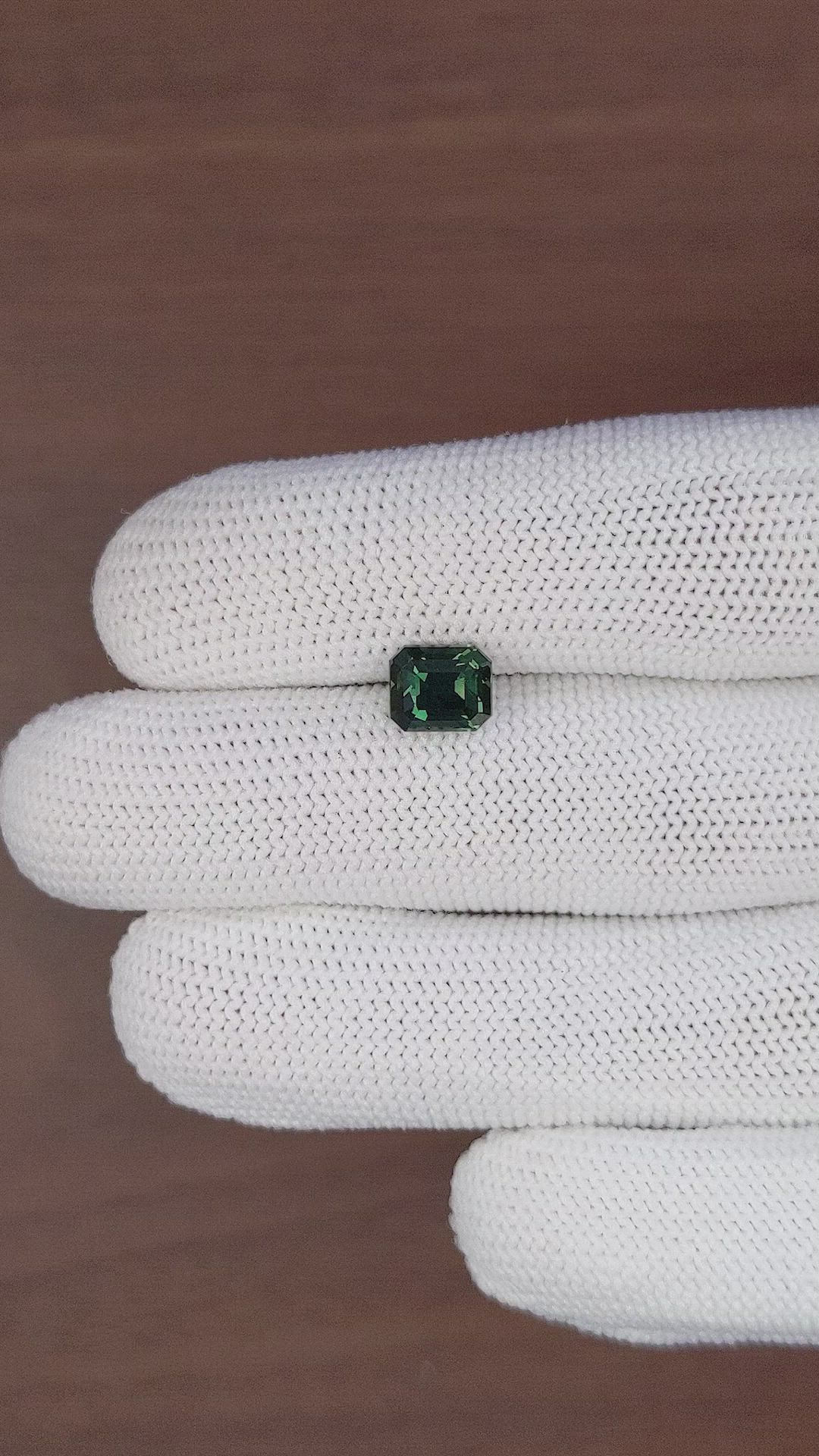 2.57 Ct. Green Sapphire from Tanzania Size Video
