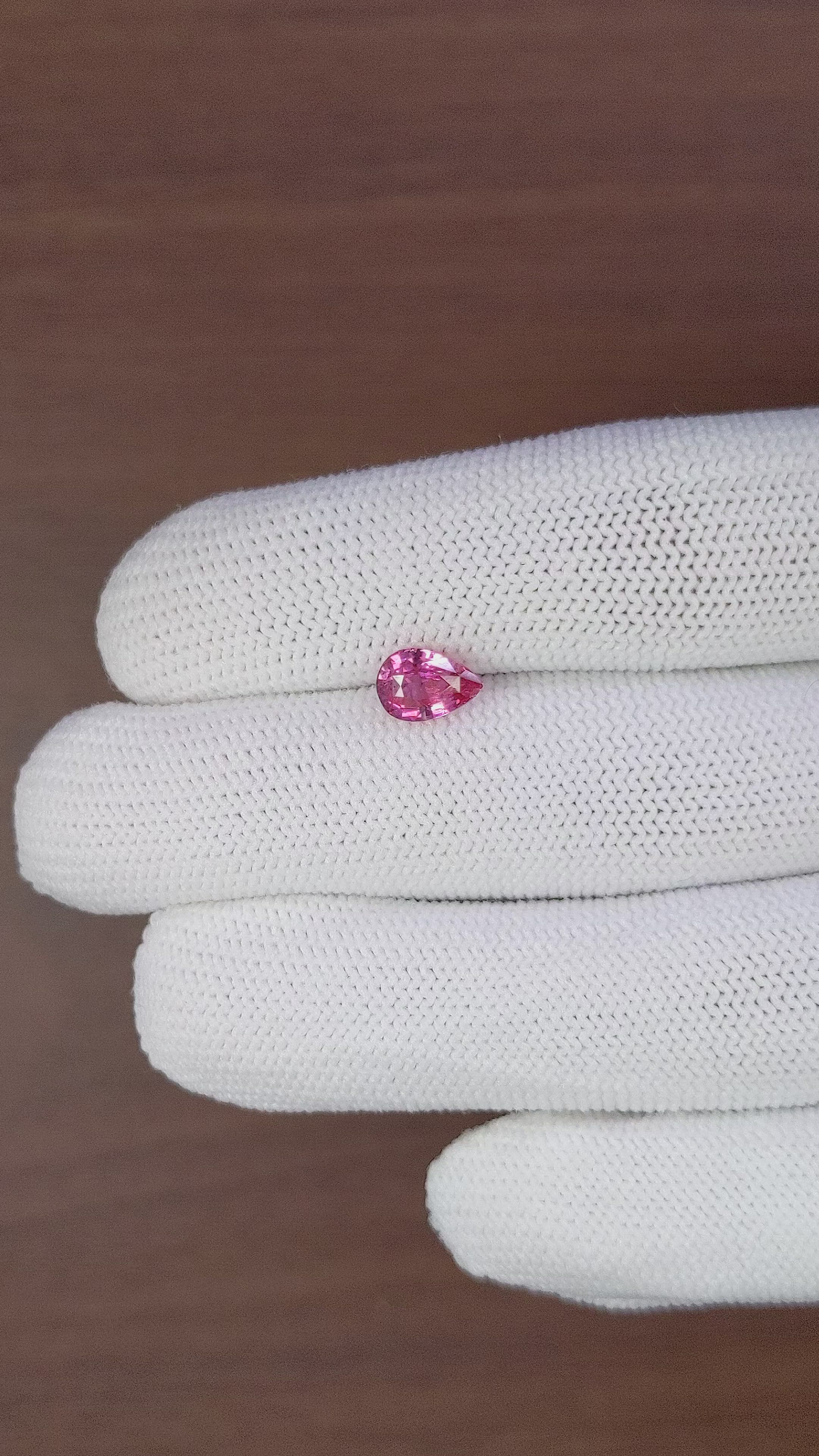 1.62 Ct. Pink Sapphire from Tanzania Size Video