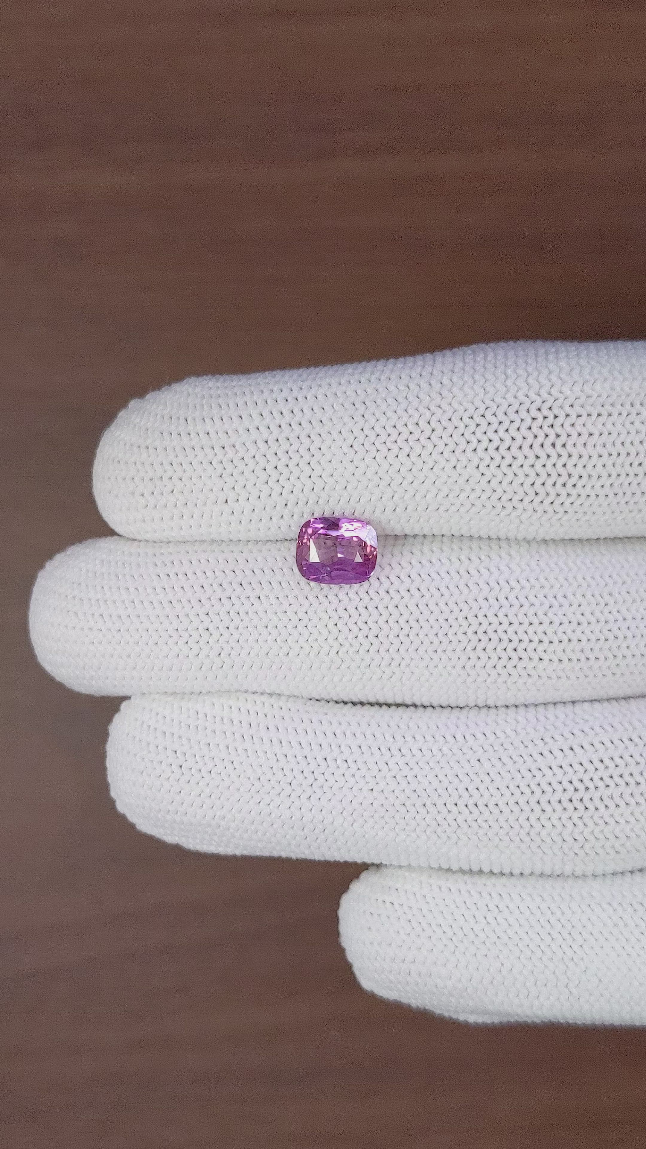 2.41 Ct. Pinkish Purple Sapphire from Tanzania Size Video