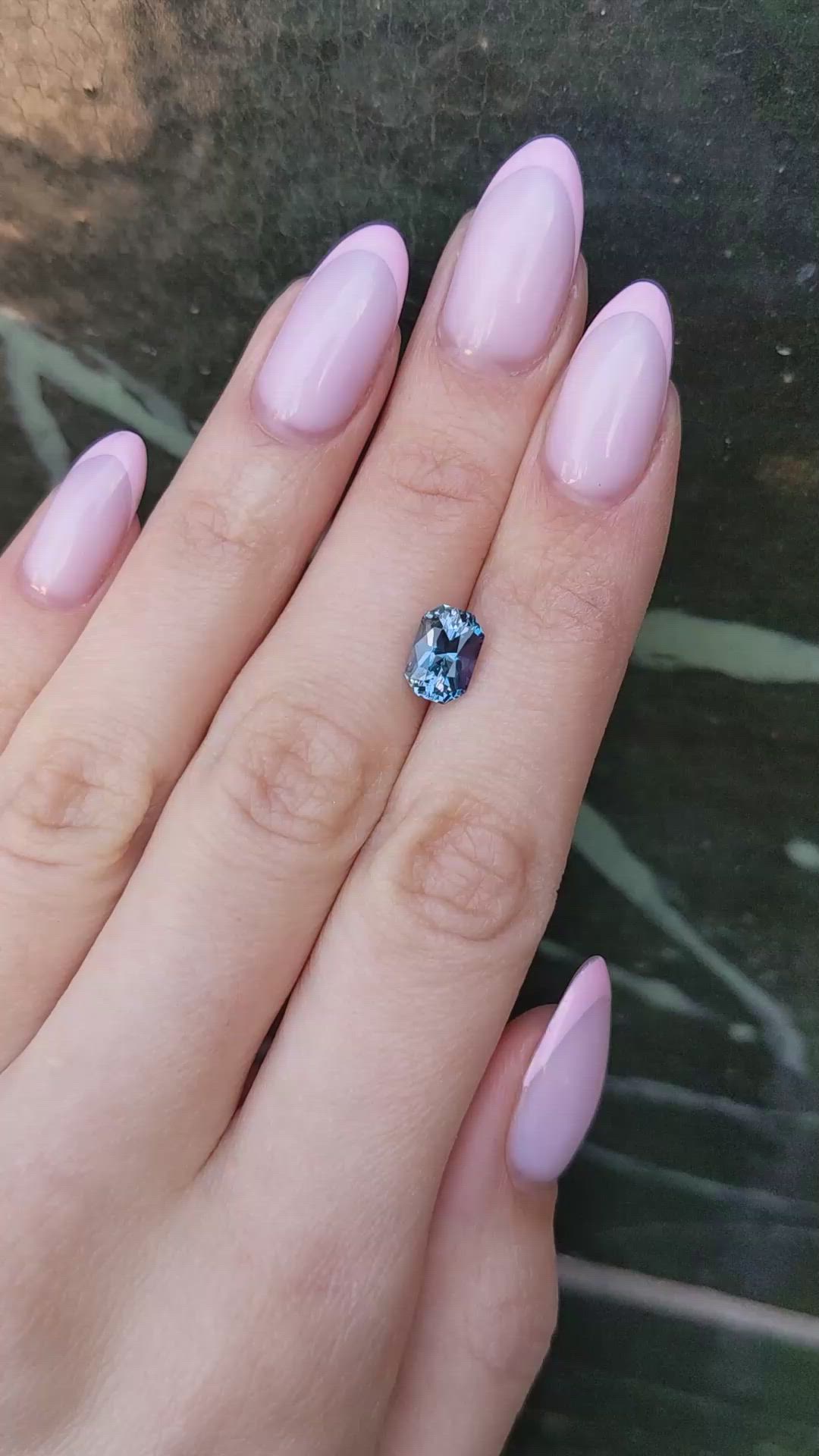 2.38 Ct. Color Change Sapphire from Ceylon (Sri Lanka) Size Video