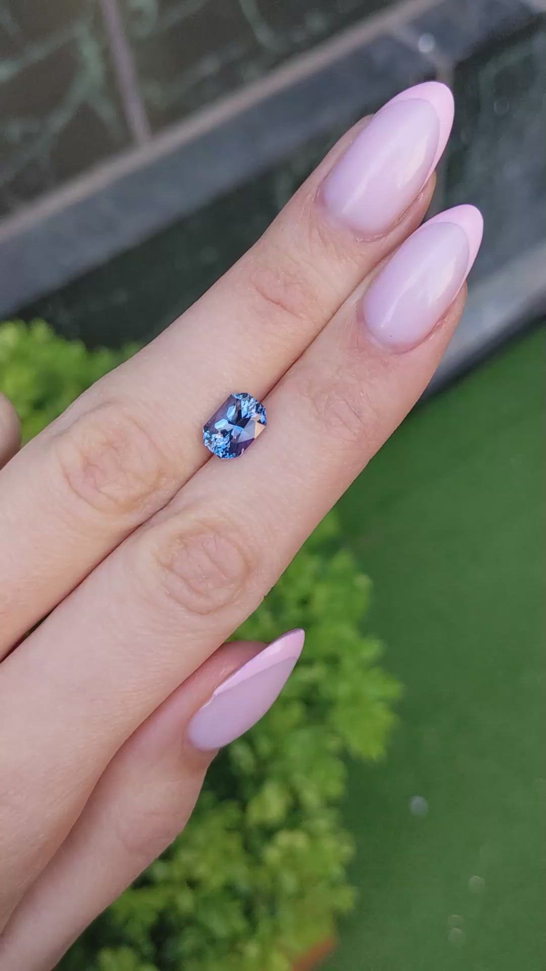 2.38 Ct. Color Change Sapphire from Ceylon (Sri Lanka) Size Video