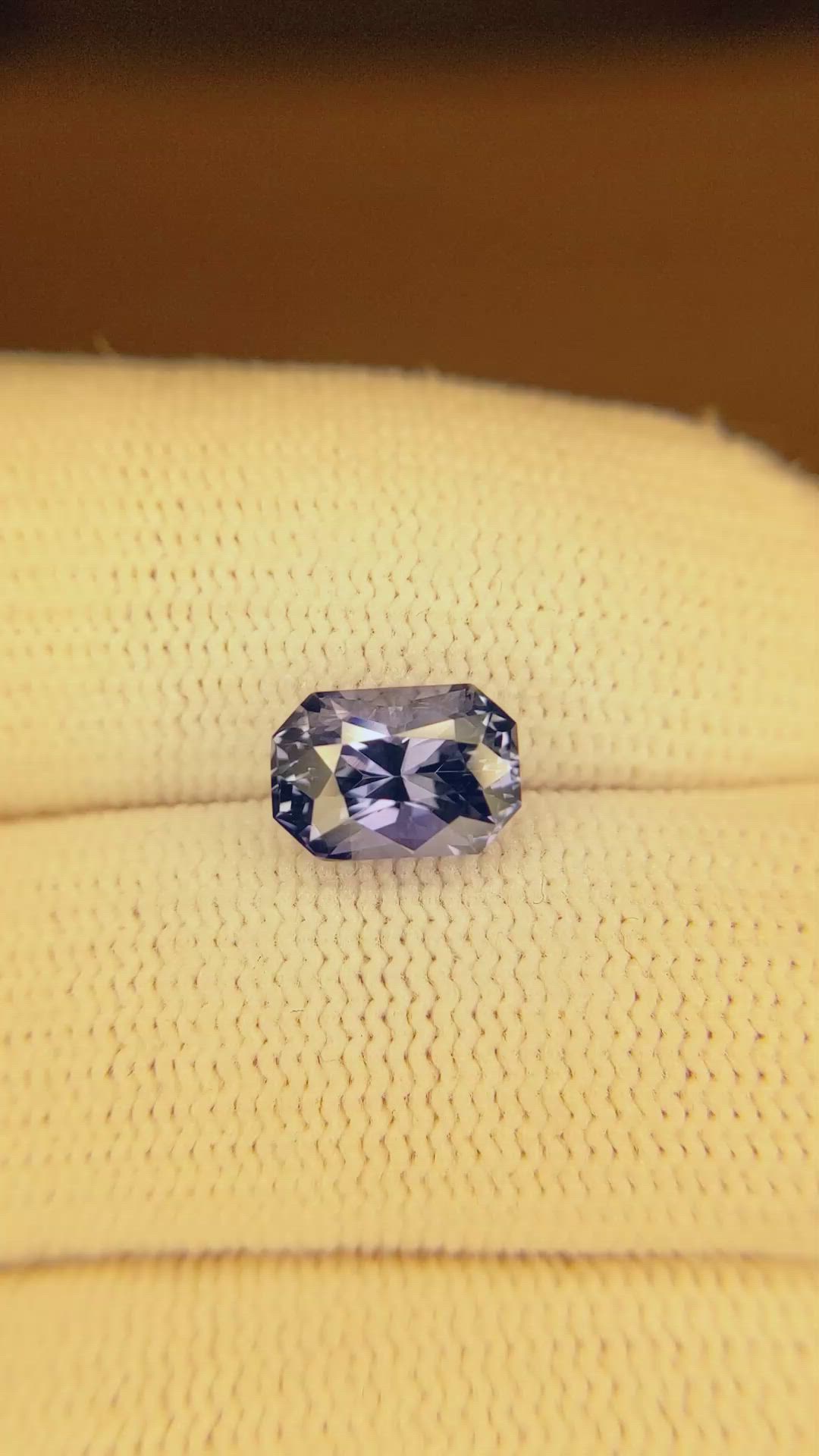 2.38 Ct. Color Change Sapphire from Ceylon (Sri Lanka) Size Video