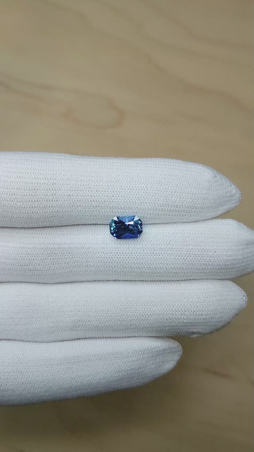 2.38 Ct. Color Change Sapphire from Ceylon (Sri Lanka) Size Video