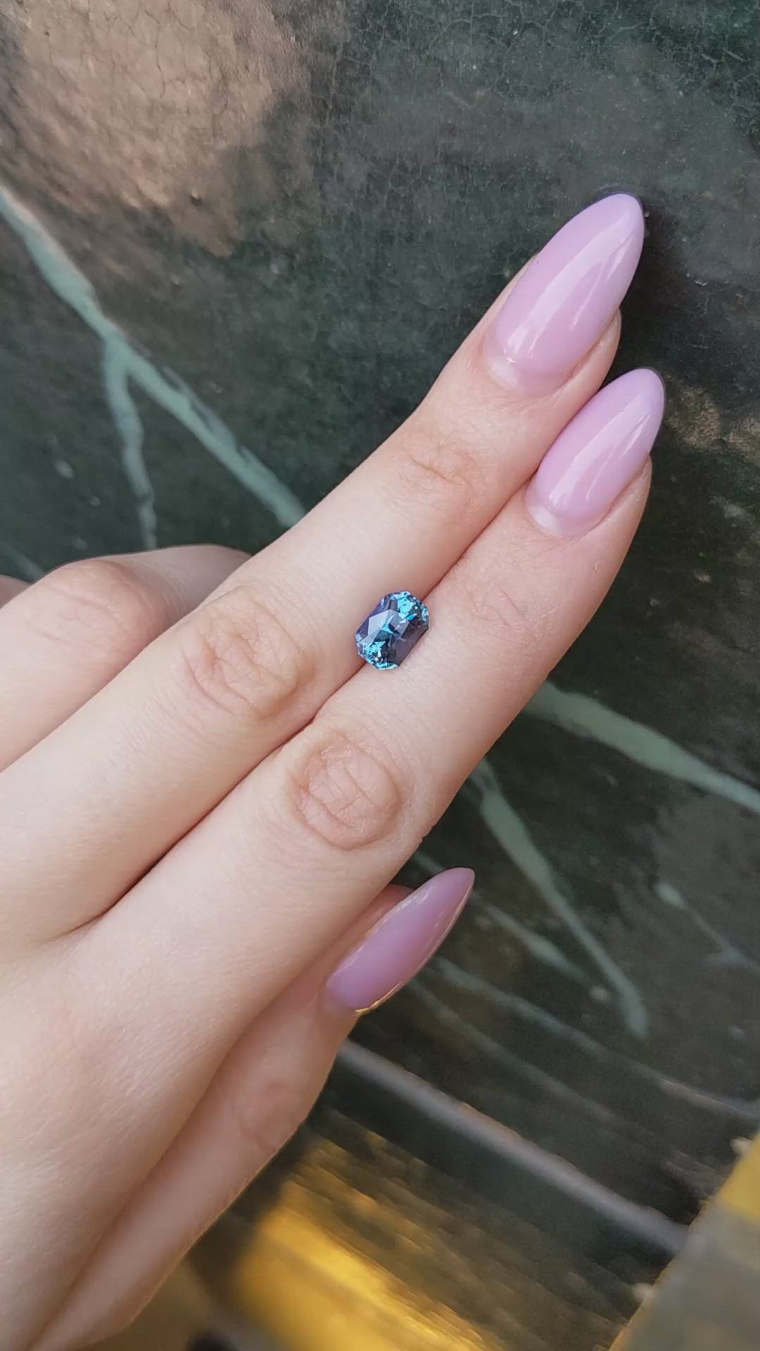 2.39 Ct. Blue Sapphire from Ceylon (Sri Lanka) Size Video