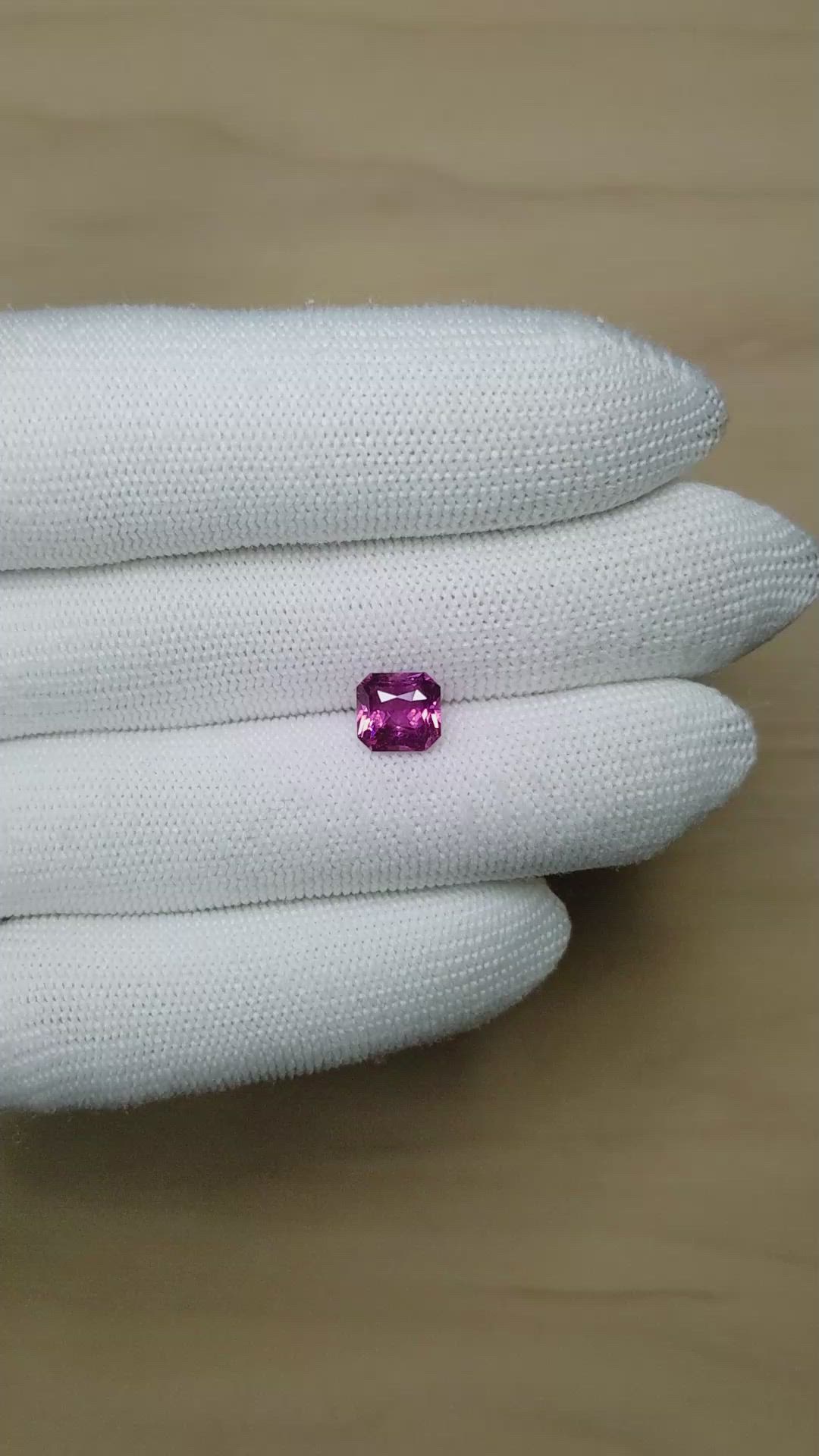 2.32 Ct. Purple Sapphire from Madagascar Size Video