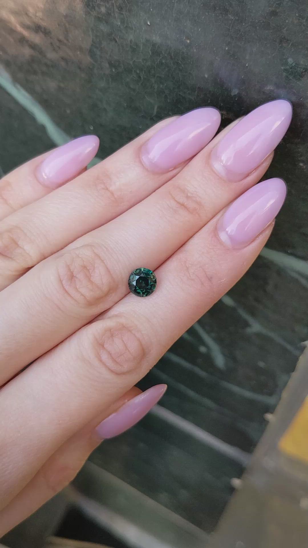 2.13 Ct. Green Sapphire from Madagascar Size Video