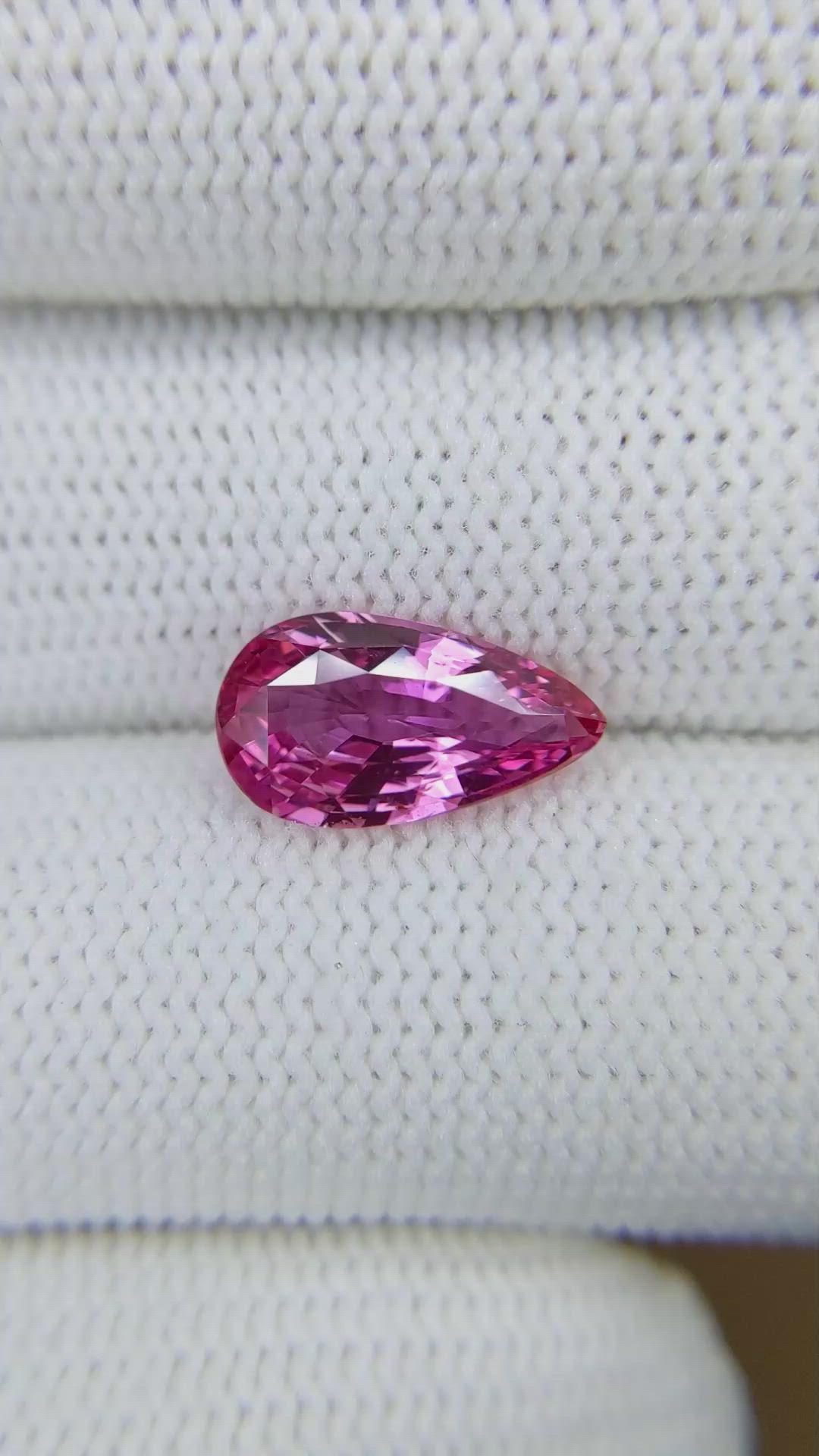 3.03 Ct. Pink Sapphire from Ceylon (Sri Lanka) Size Video