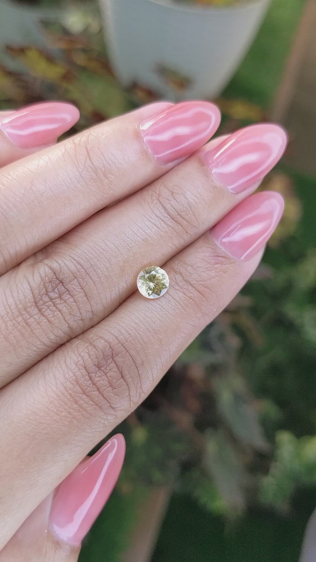 0.83 Ct. Yellow Sapphire from Ceylon (Sri Lanka) Size Video
