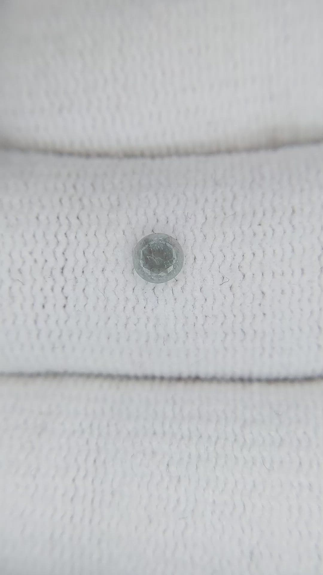 0.19 Ct. Grey Sapphire from Montana Size Video