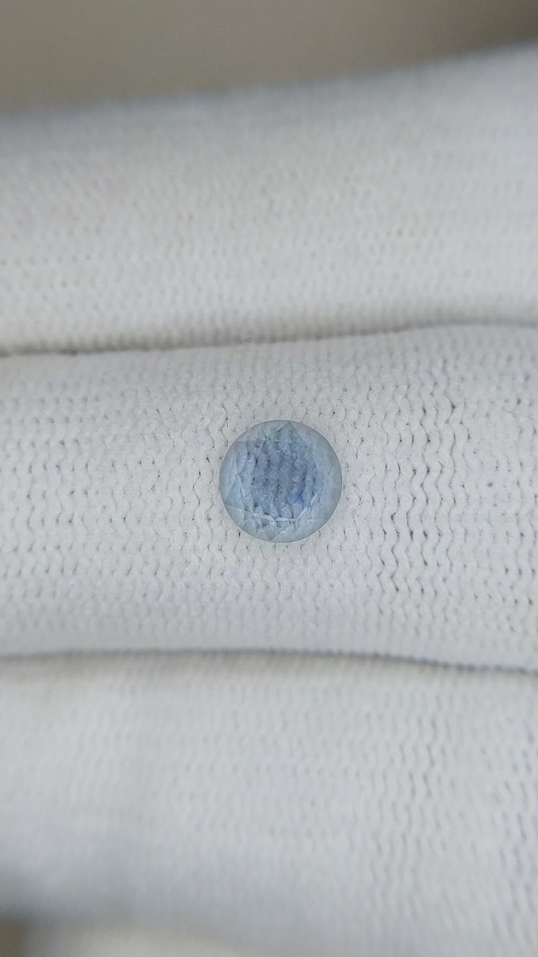 0.66 Ct. Blue Sapphire from Montana Size Video