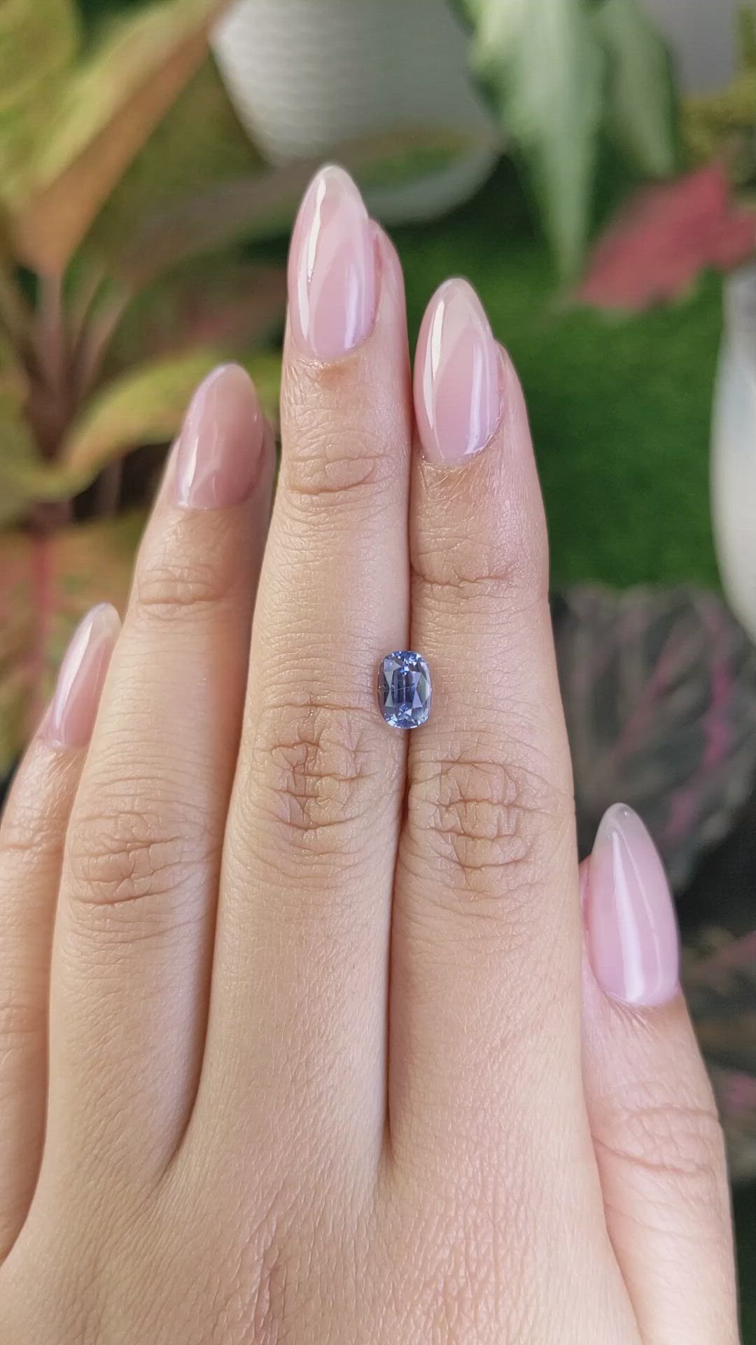 1.34 Ct. Blue Sapphire from Ceylon (Sri Lanka) Size Video