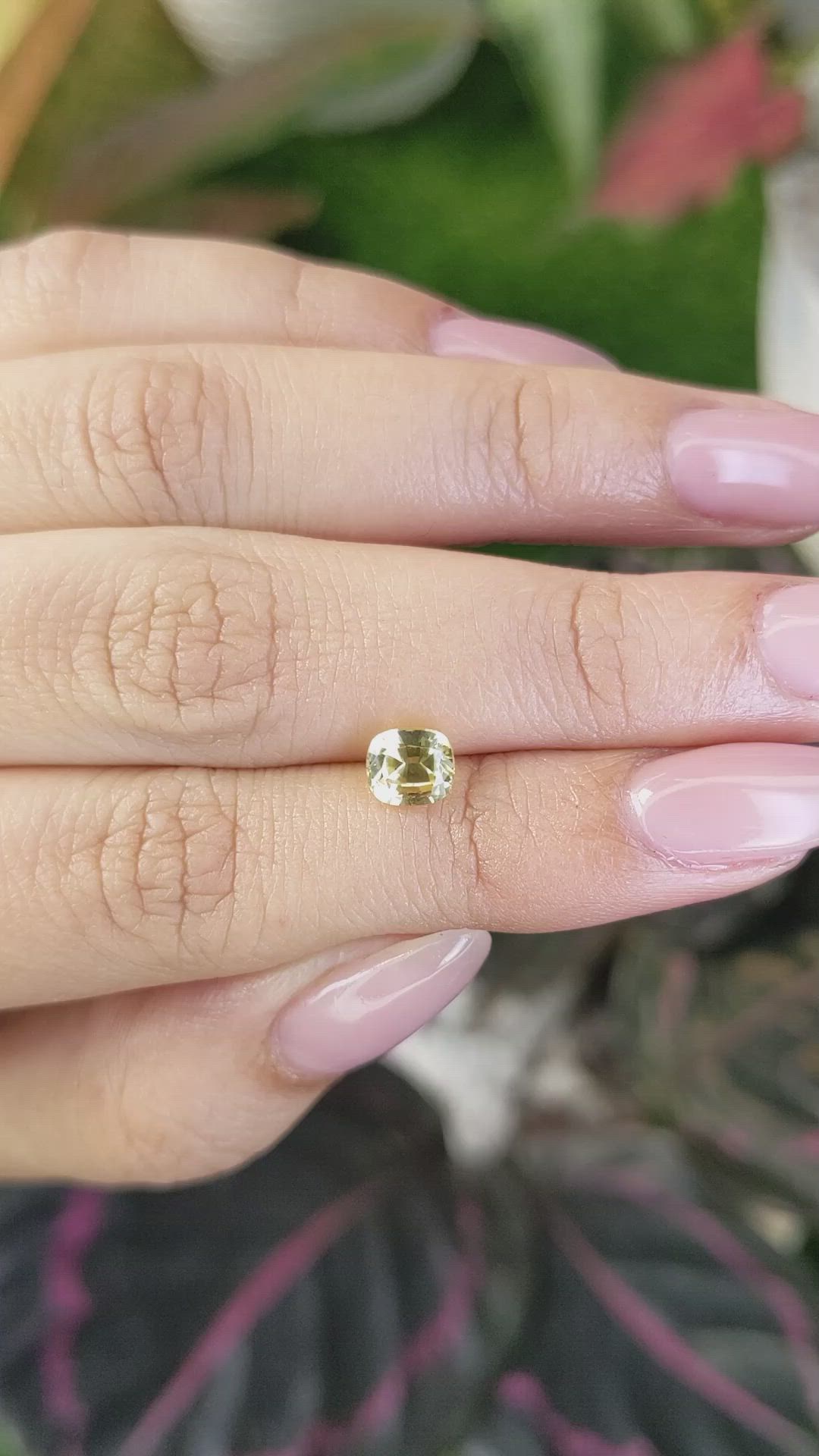 1.31 Ct. Yellow Sapphire from Ceylon (Sri Lanka) Size Video