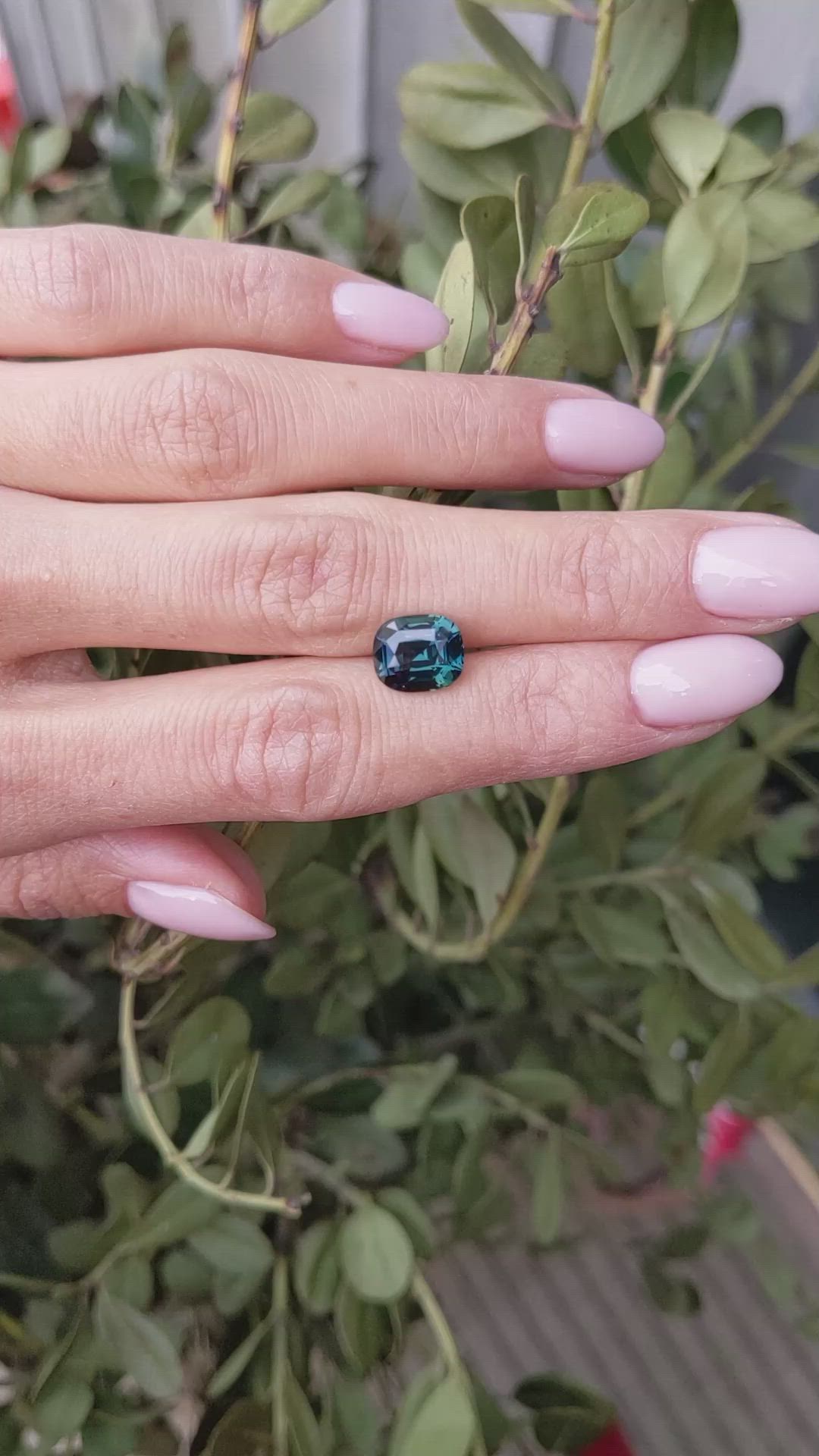 3.62 Ct. Green Sapphire from Madagascar Size Video