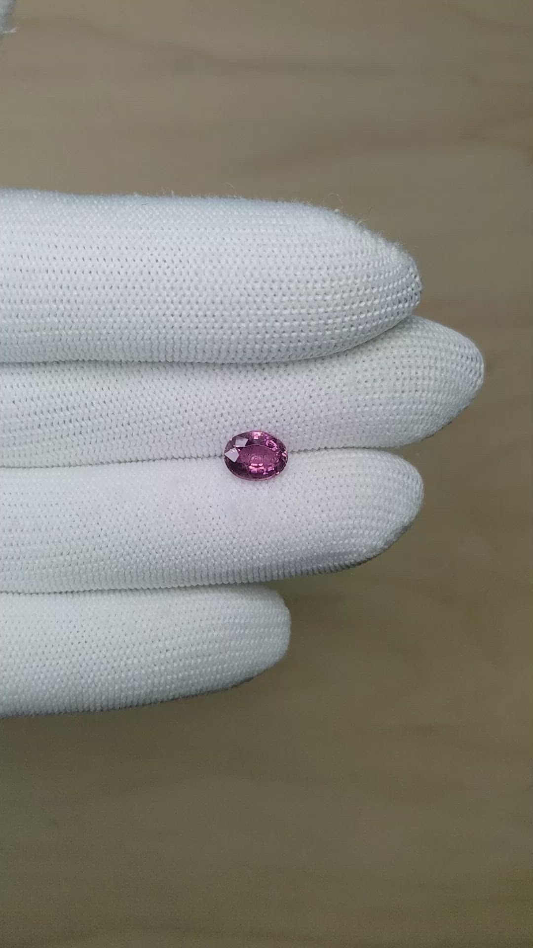 2.24 Ct. Purple Sapphire from Ceylon (Sri Lanka) Size Video