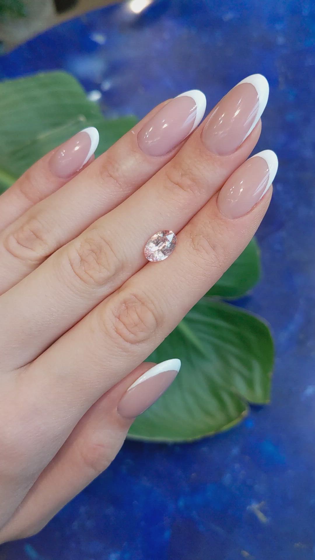 2.16 Ct. Padparadscha Sapphire from Ceylon (Sri Lanka) Size Video