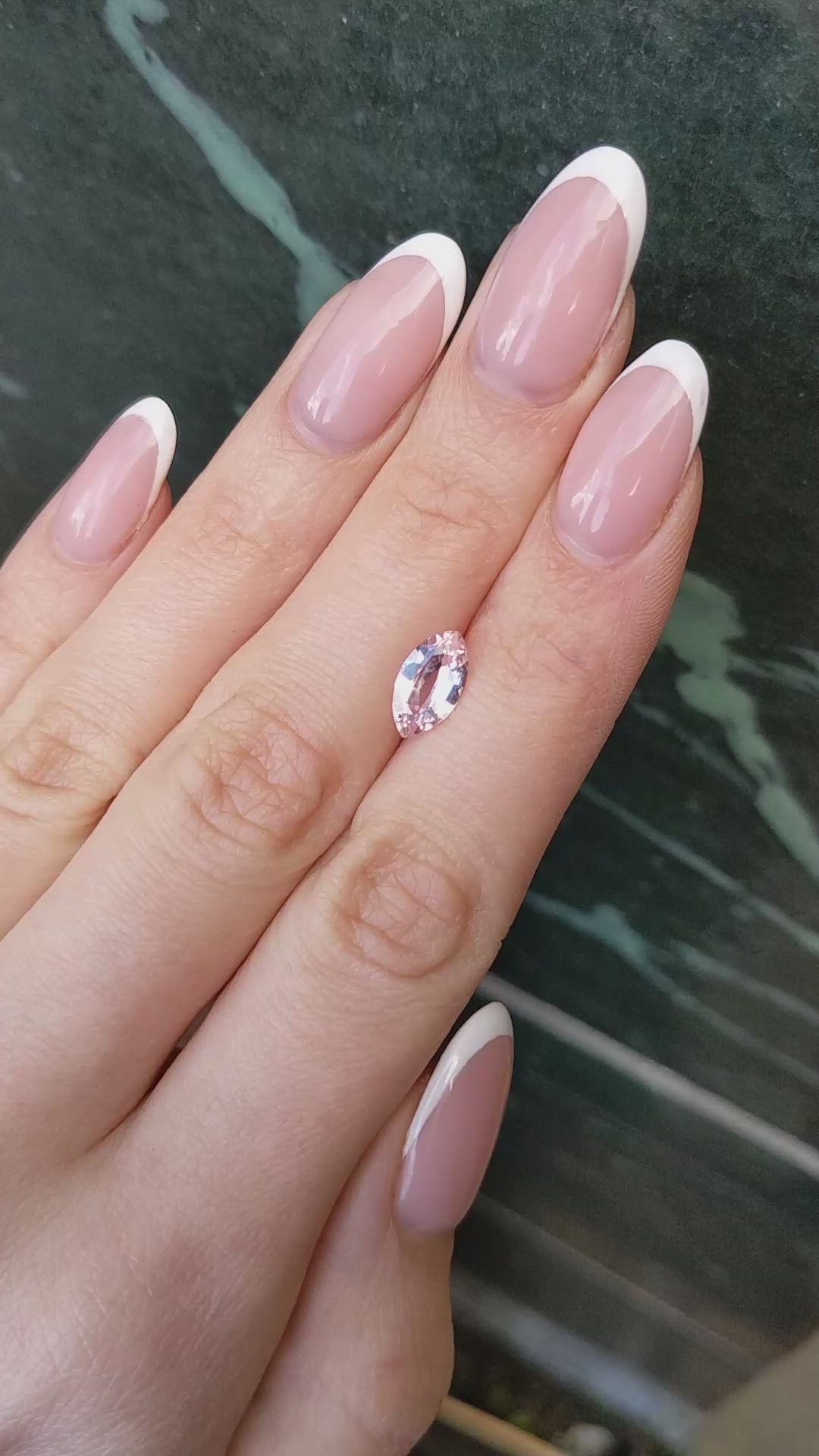 1.67 Ct. Pink Sapphire from Ceylon (Sri Lanka) Size Video