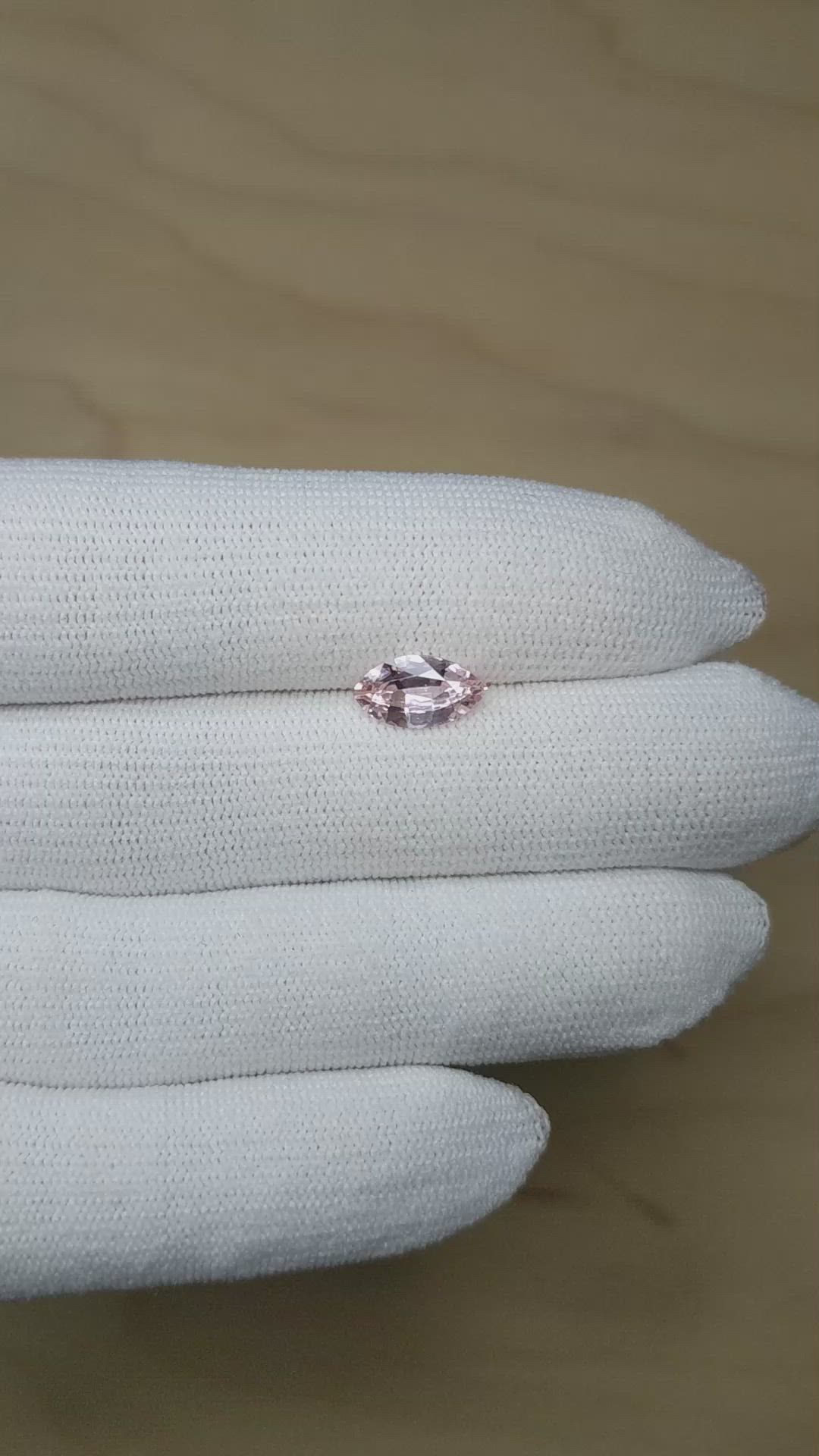 1.67 Ct. Pink Sapphire from Ceylon (Sri Lanka) Size Video