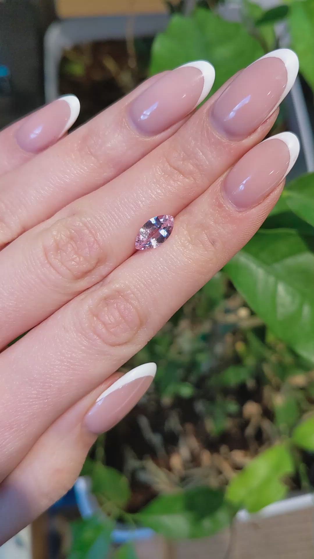 1.67 Ct. Pink Sapphire from Ceylon (Sri Lanka) Size Video