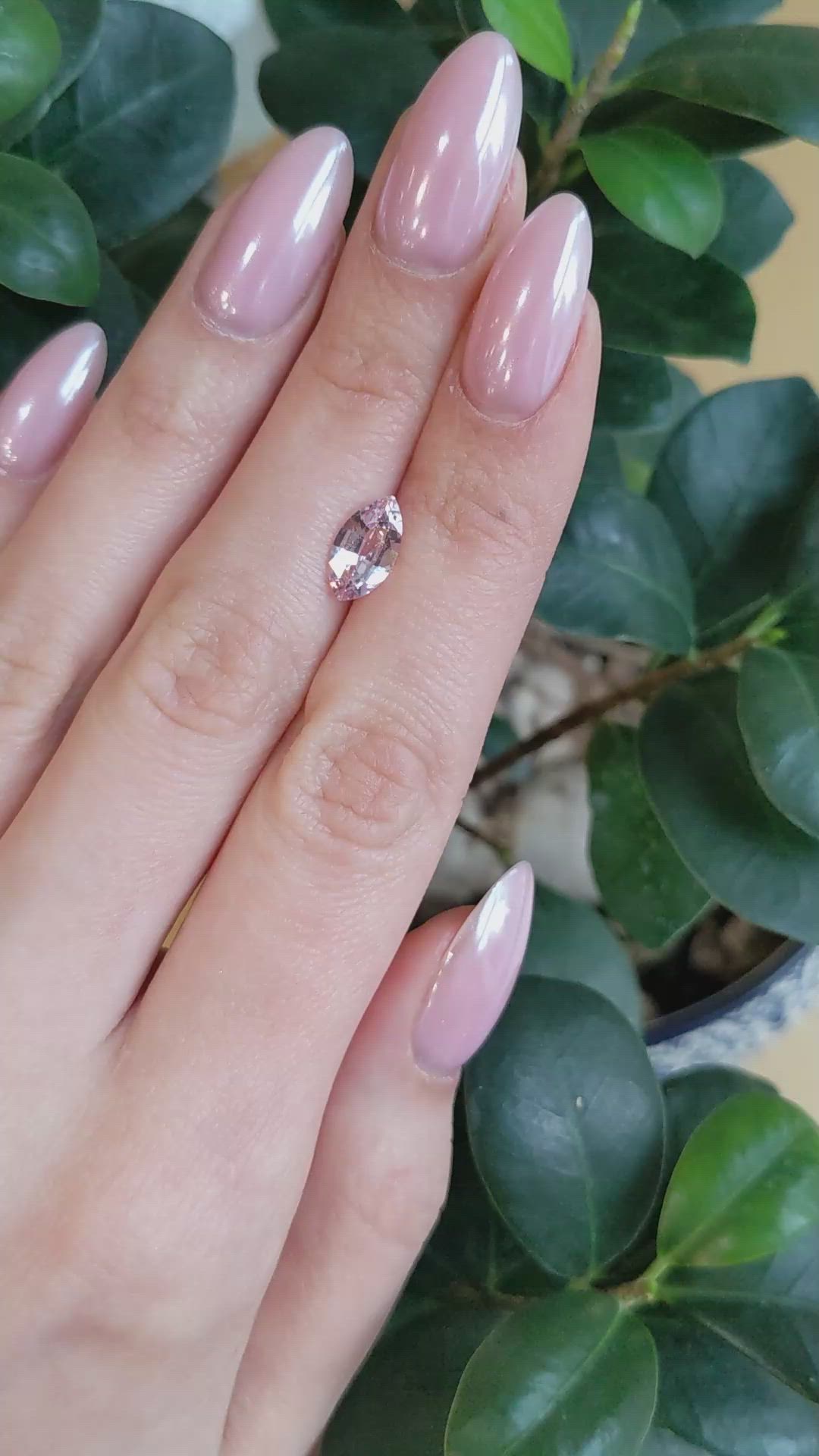 1.67 Ct. Pink Sapphire from Ceylon (Sri Lanka) Size Video
