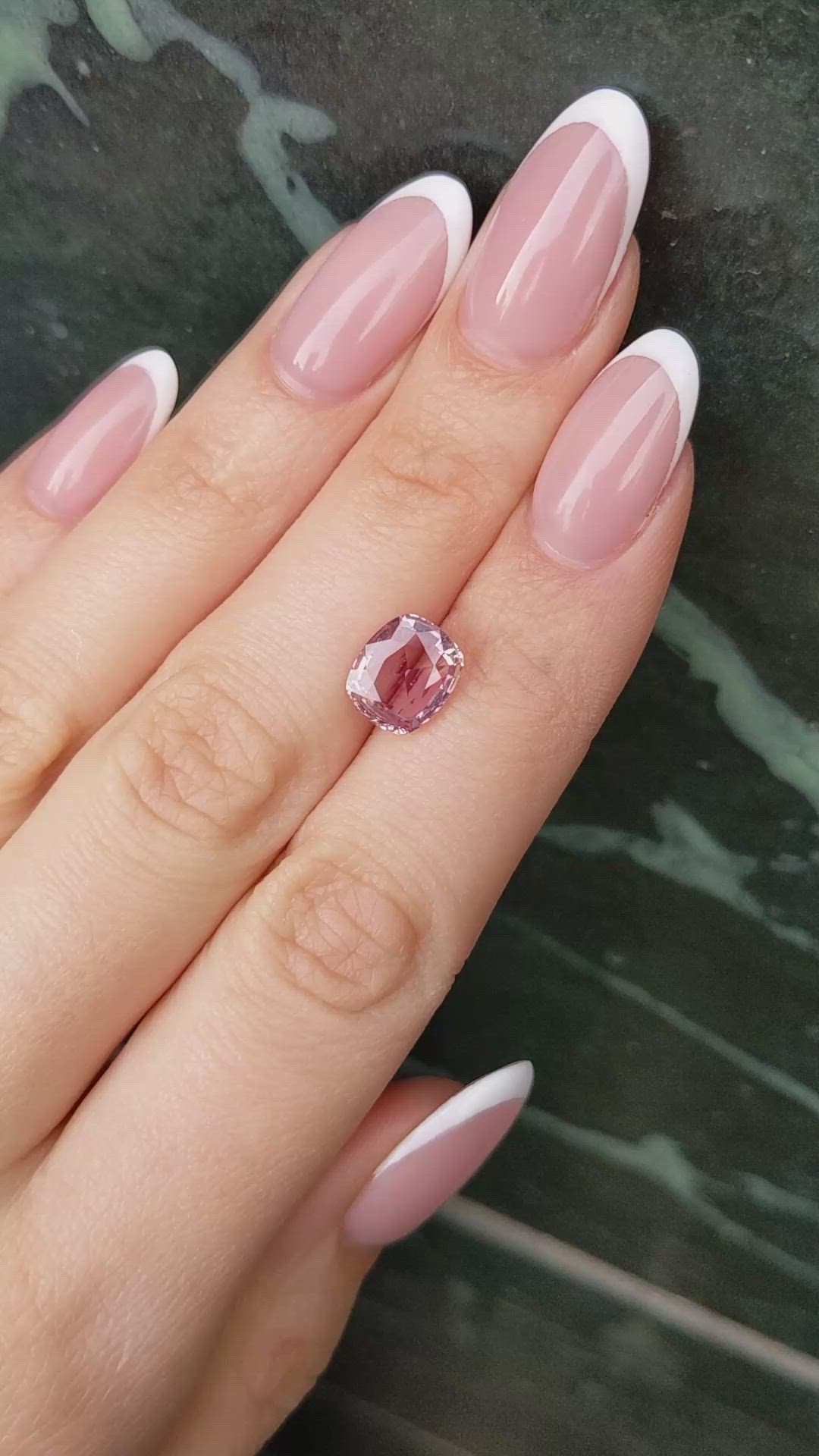 3.25 Ct. Padparadscha Sapphire from Ceylon (Sri Lanka) Size Video