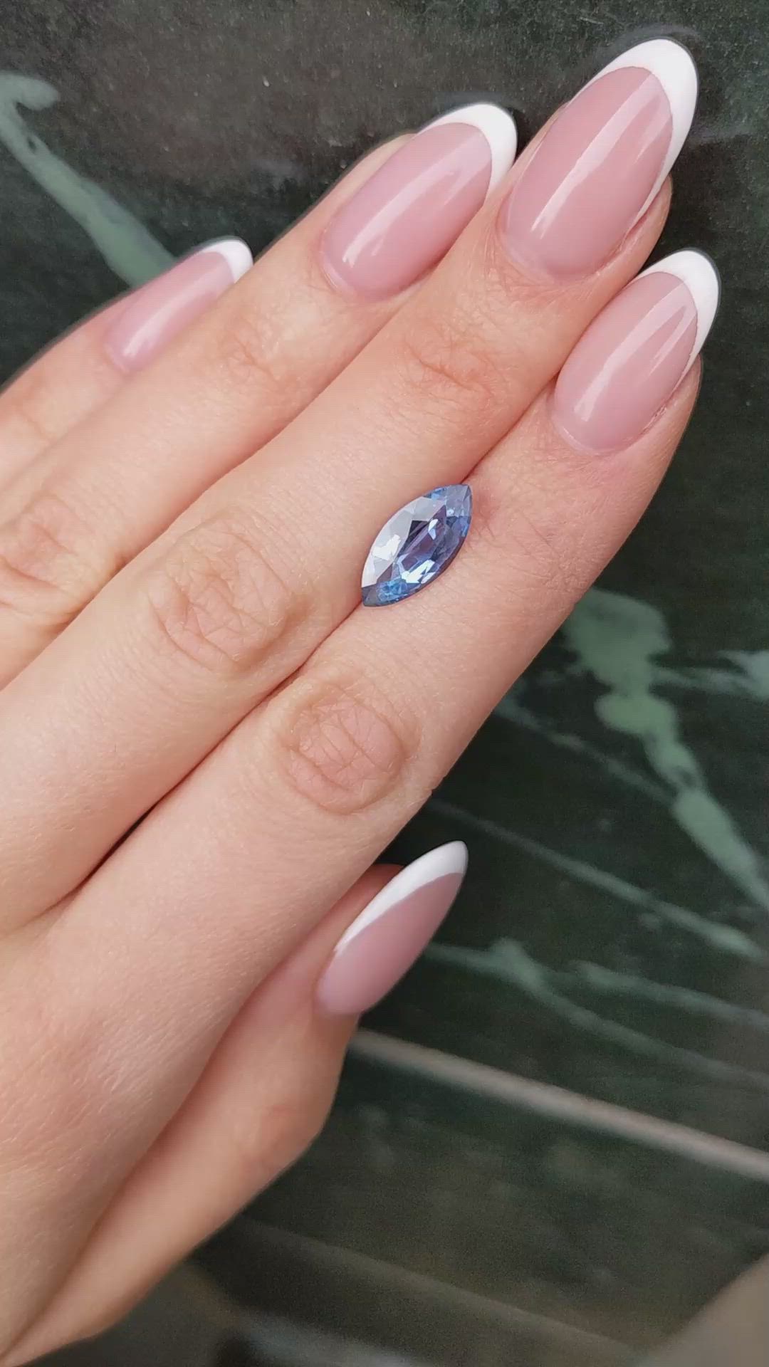 3.90 Ct. Blue Sapphire from Ceylon (Sri Lanka) Size Video