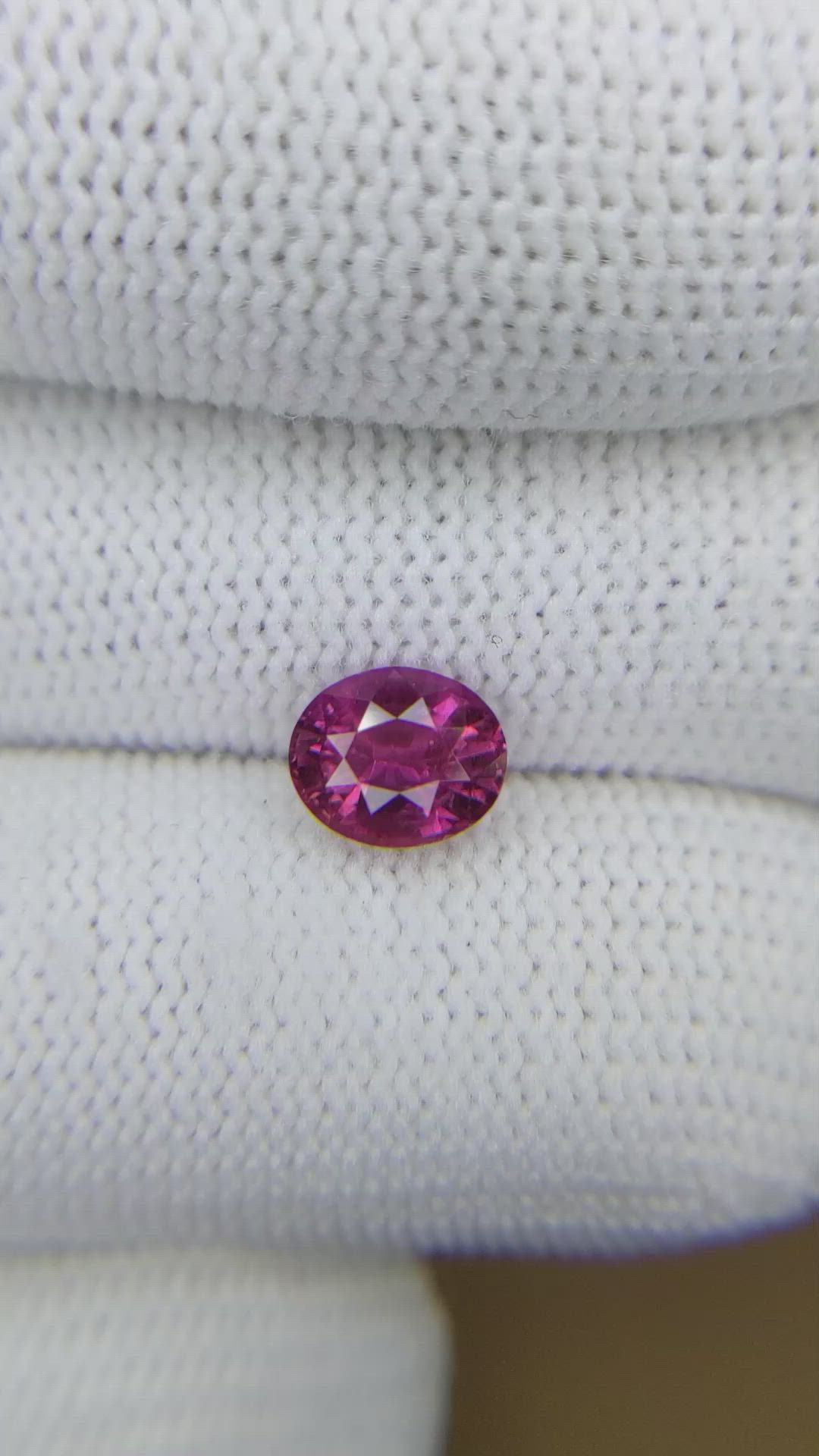 1.77 Ct. Purplish Pink Sapphire from Madagascar Size Video