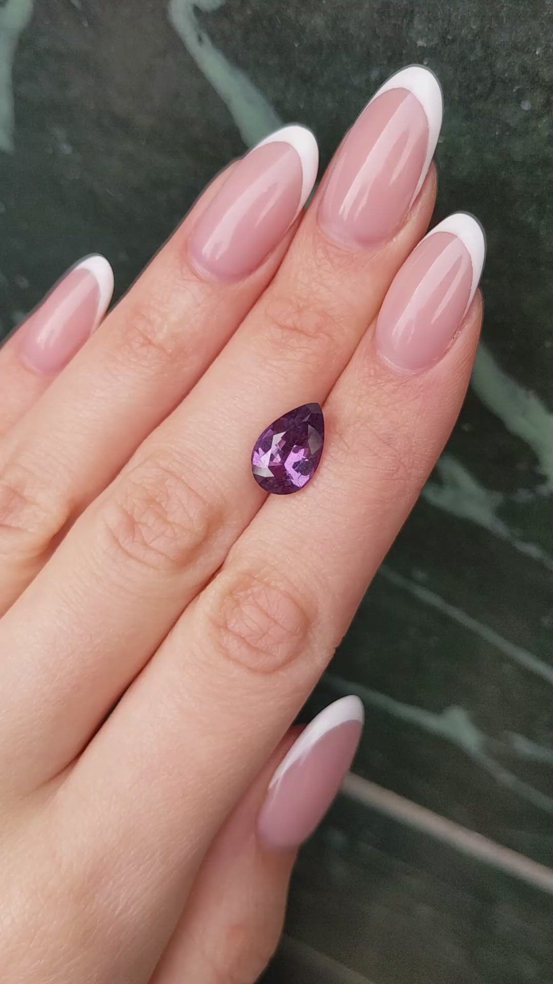 4.16 Ct. Purple Sapphire from Madagascar Size Video