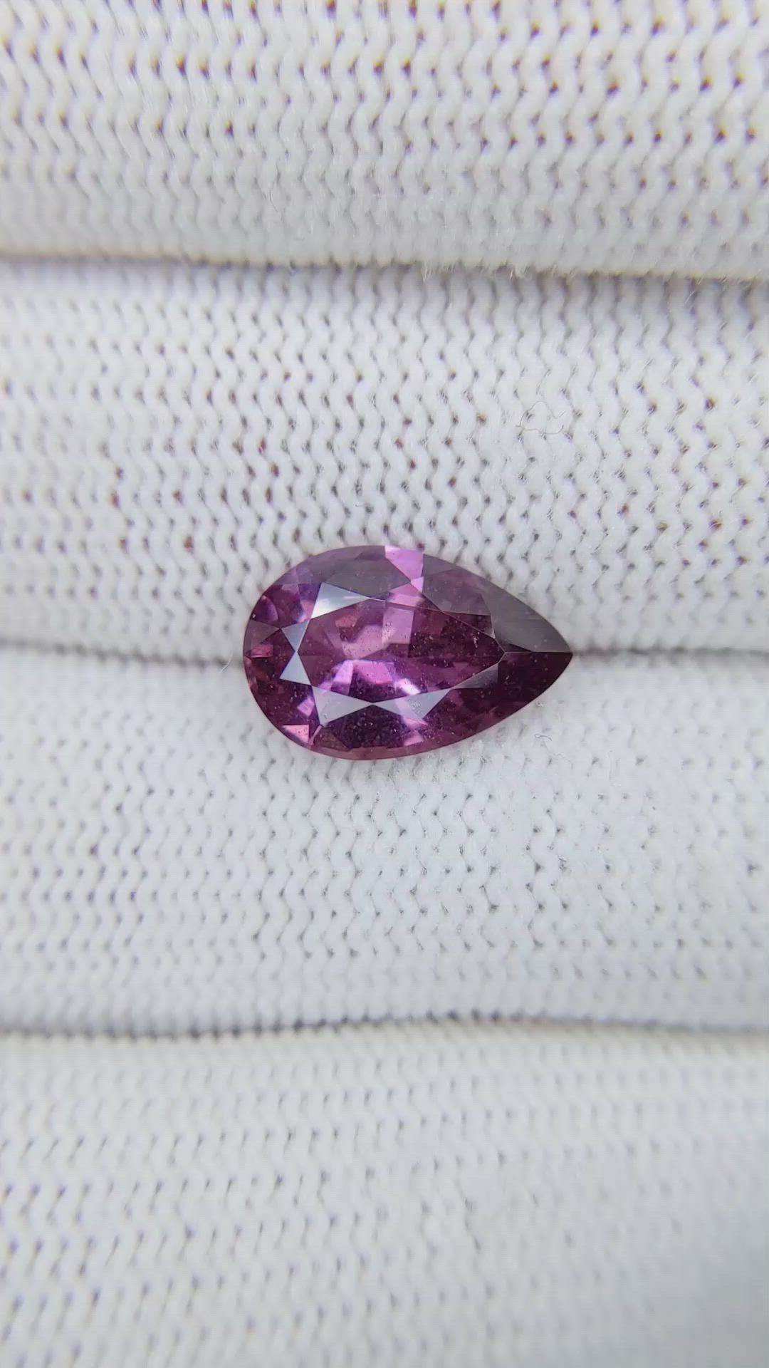 4.16 Ct. Purple Sapphire from Madagascar Size Video