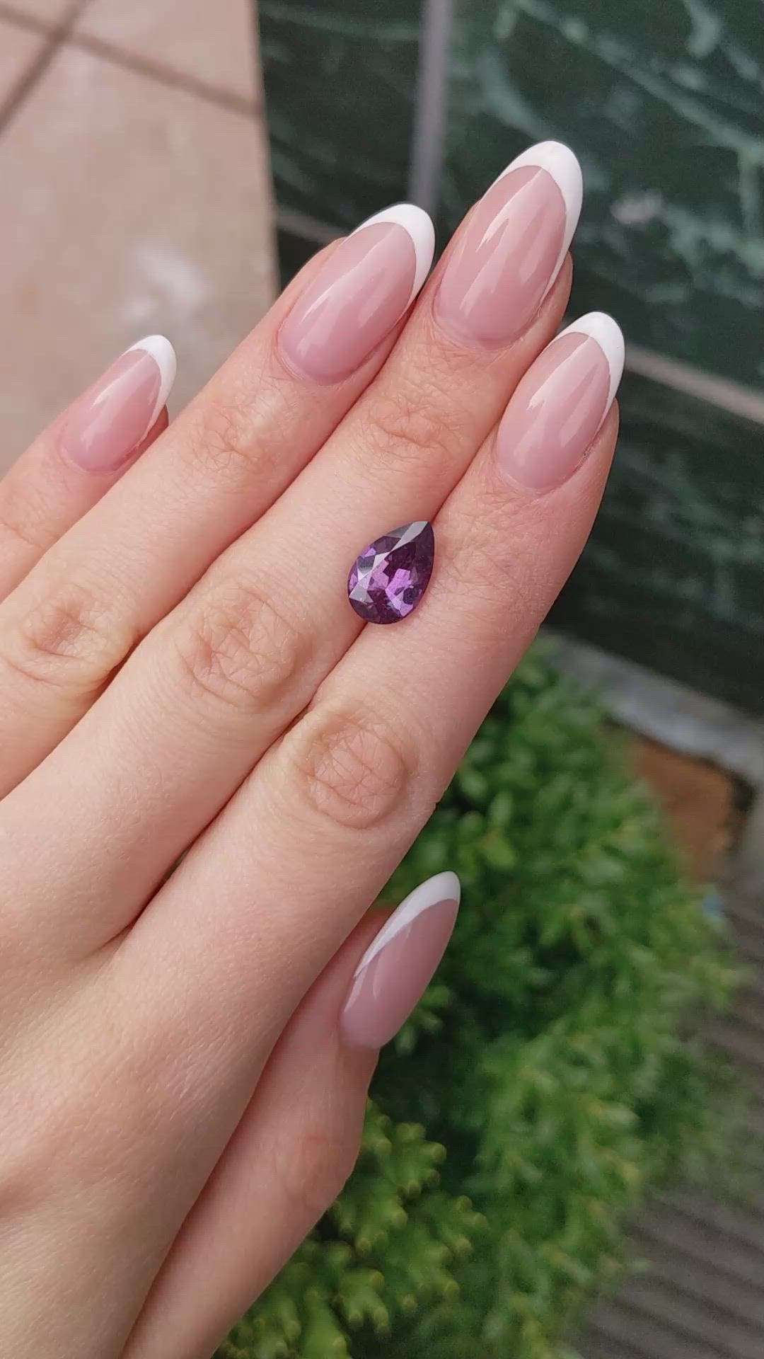 4.16 Ct. Purple Sapphire from Madagascar Size Video