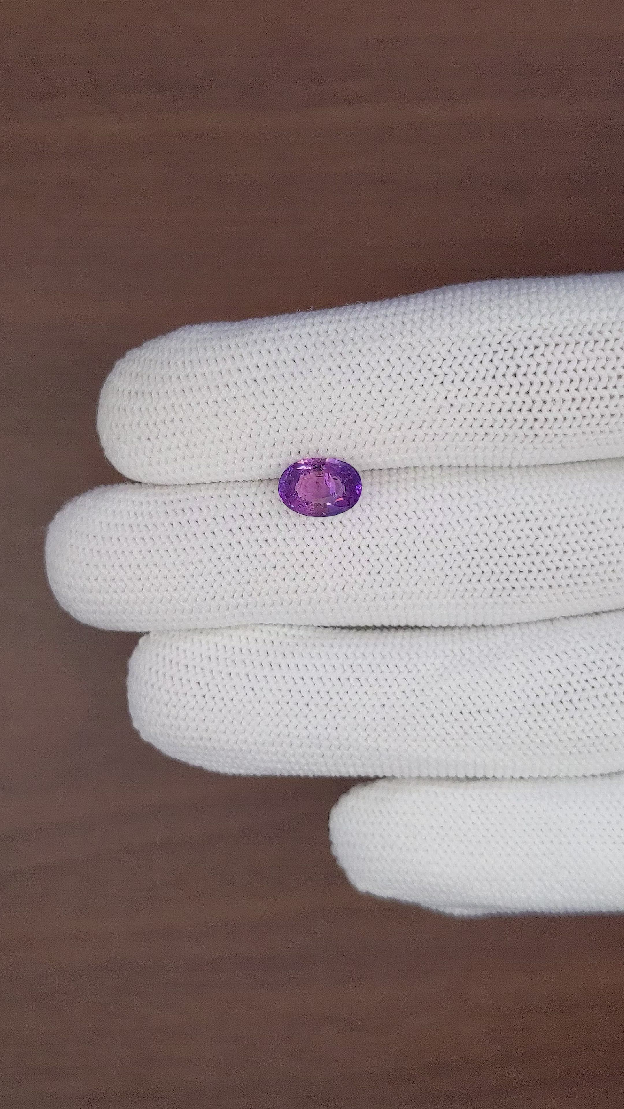 2.30 Ct. Pinkish Purple Sapphire from Tanzania Size Video