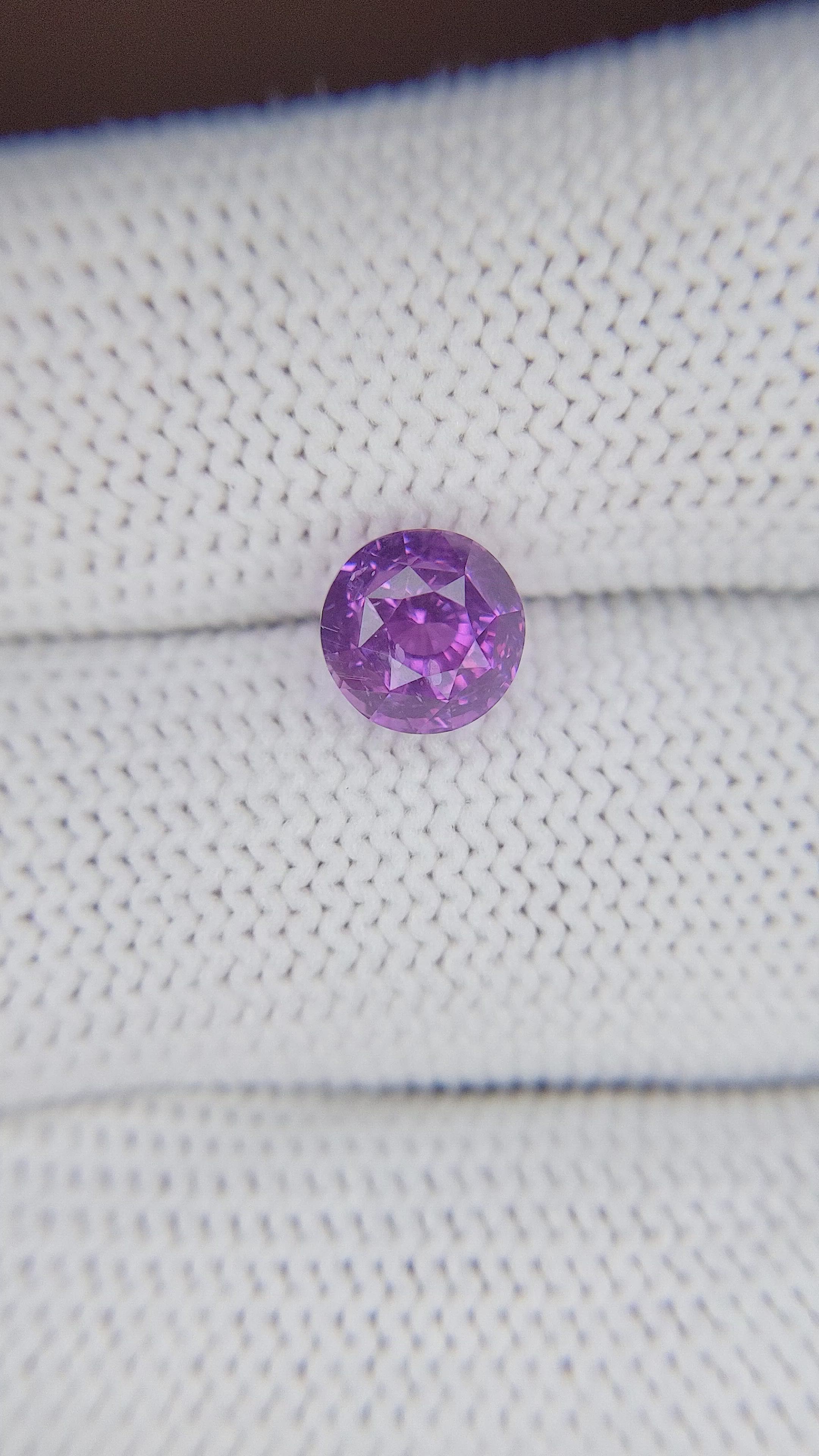 2.45 Ct. Purple Sapphire from Tanzania Size Video