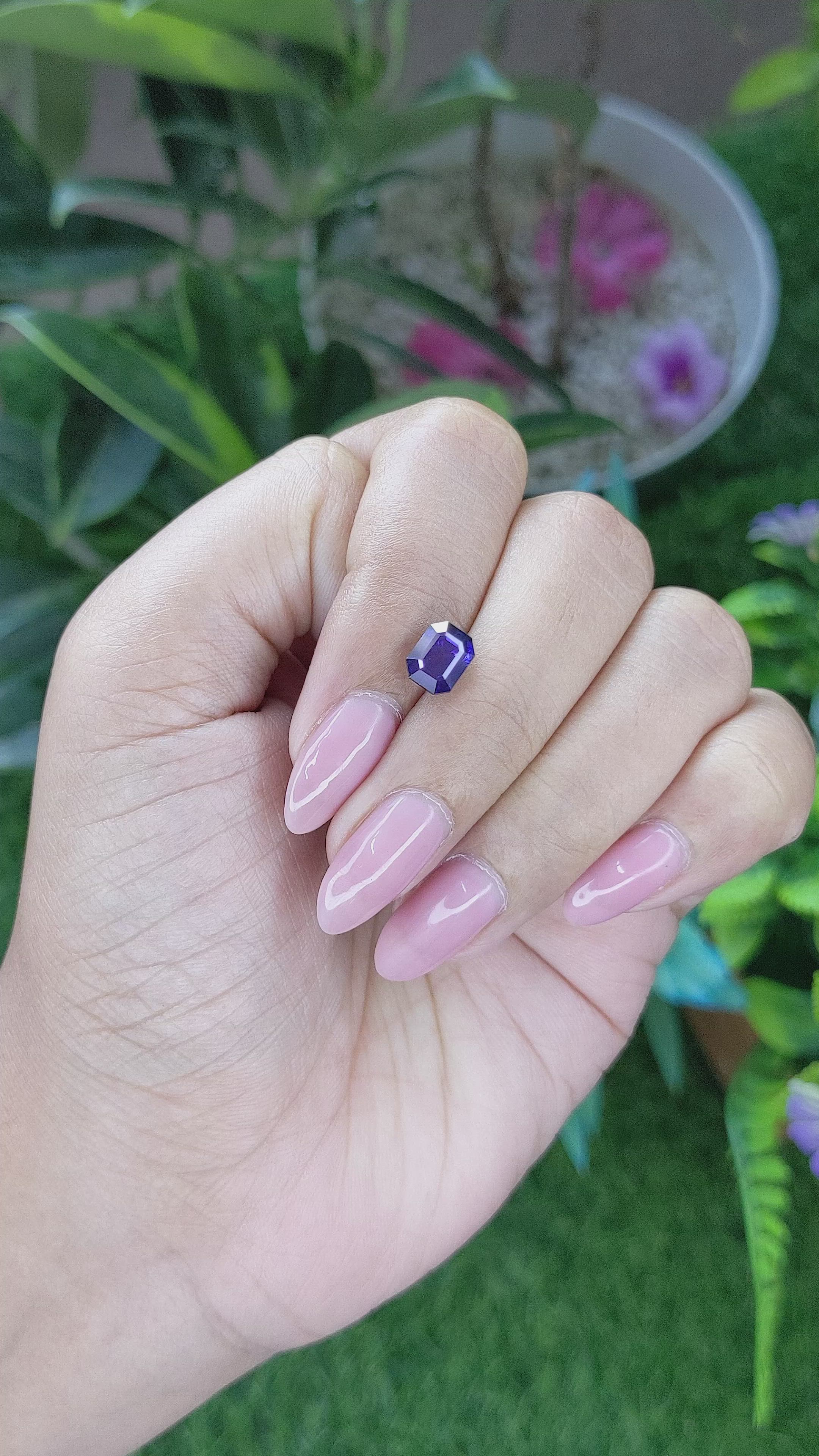 1.97 Ct. Color Change Sapphire from Tanzania Size Video