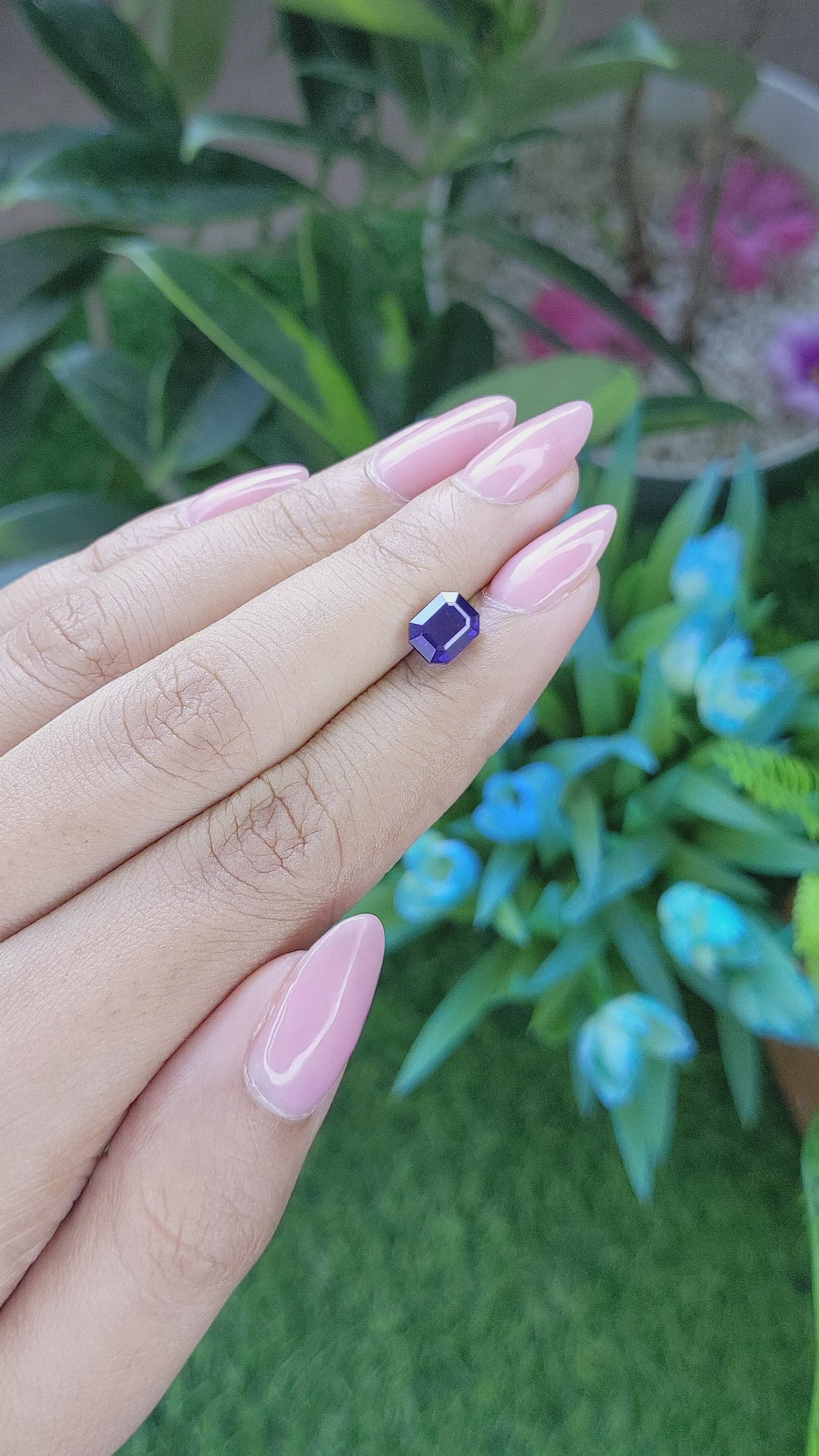 1.97 Ct. Color Change Sapphire from Tanzania Size Video