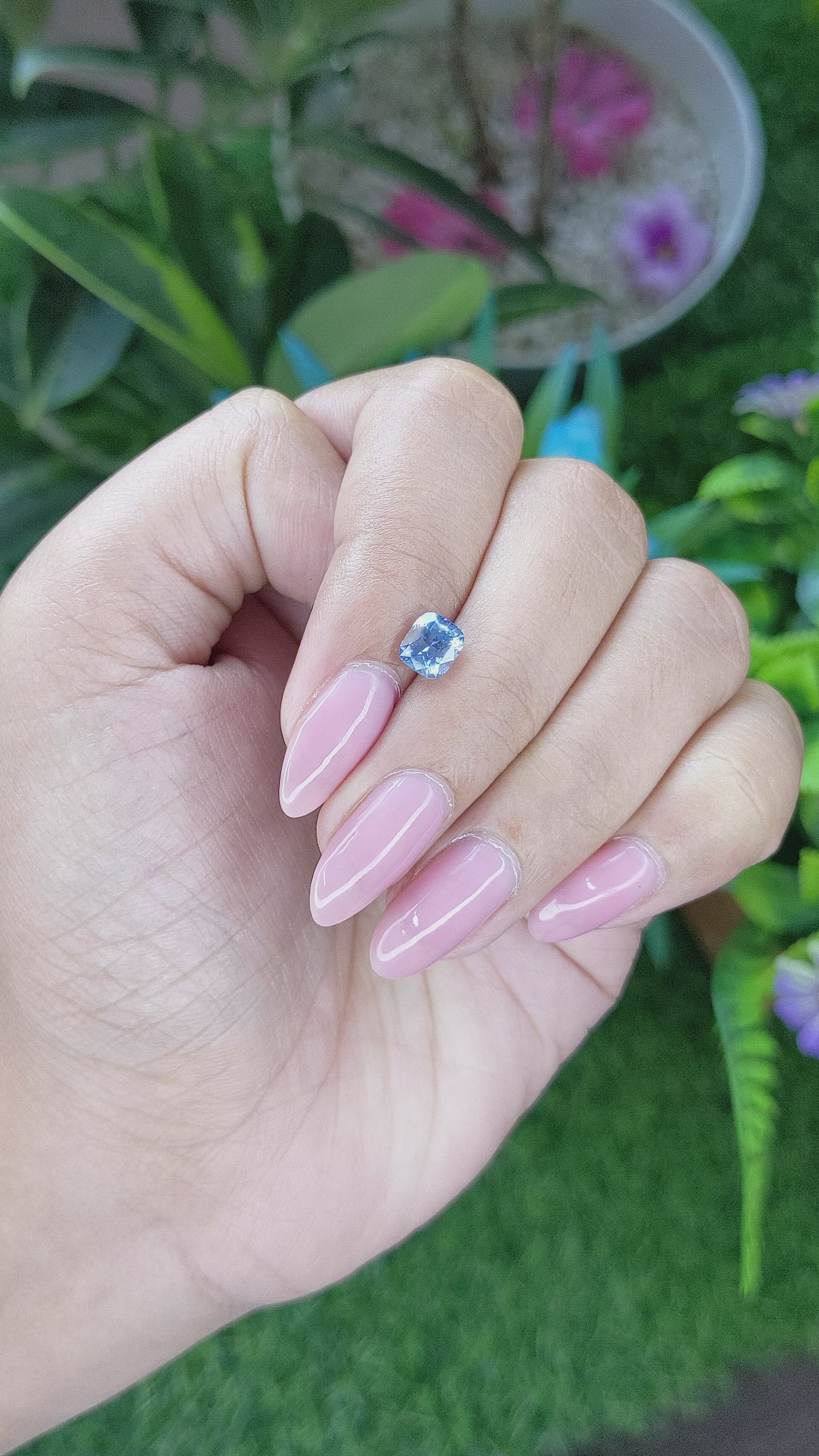 1.26 Ct. Blue Sapphire from Tanzania Size Video