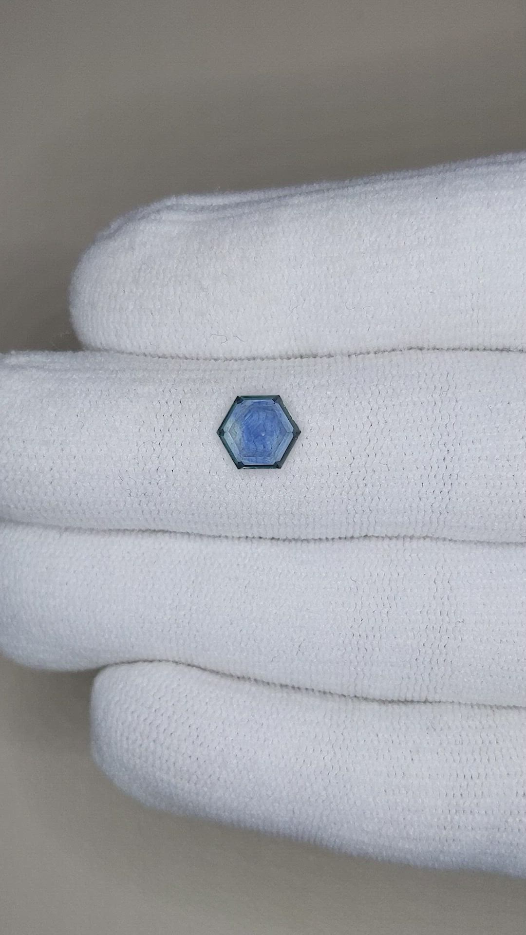 1.32 Ct. Greenish Blue Sapphire from Montana Size Video