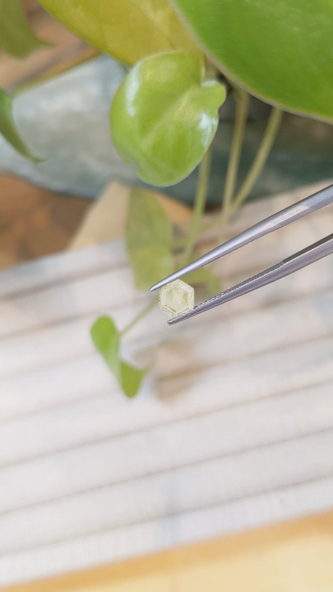 0.75 Ct. Yellow Sapphire from Montana Size Video