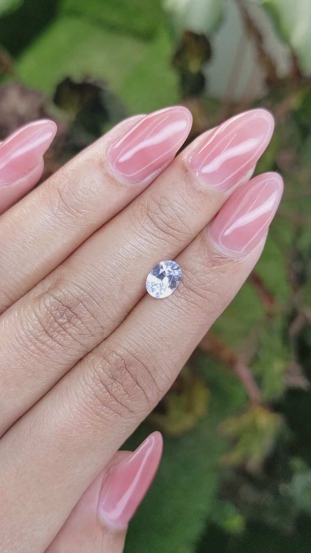 1.14 Ct. Blue Sapphire from Ceylon (Sri Lanka) Size Video