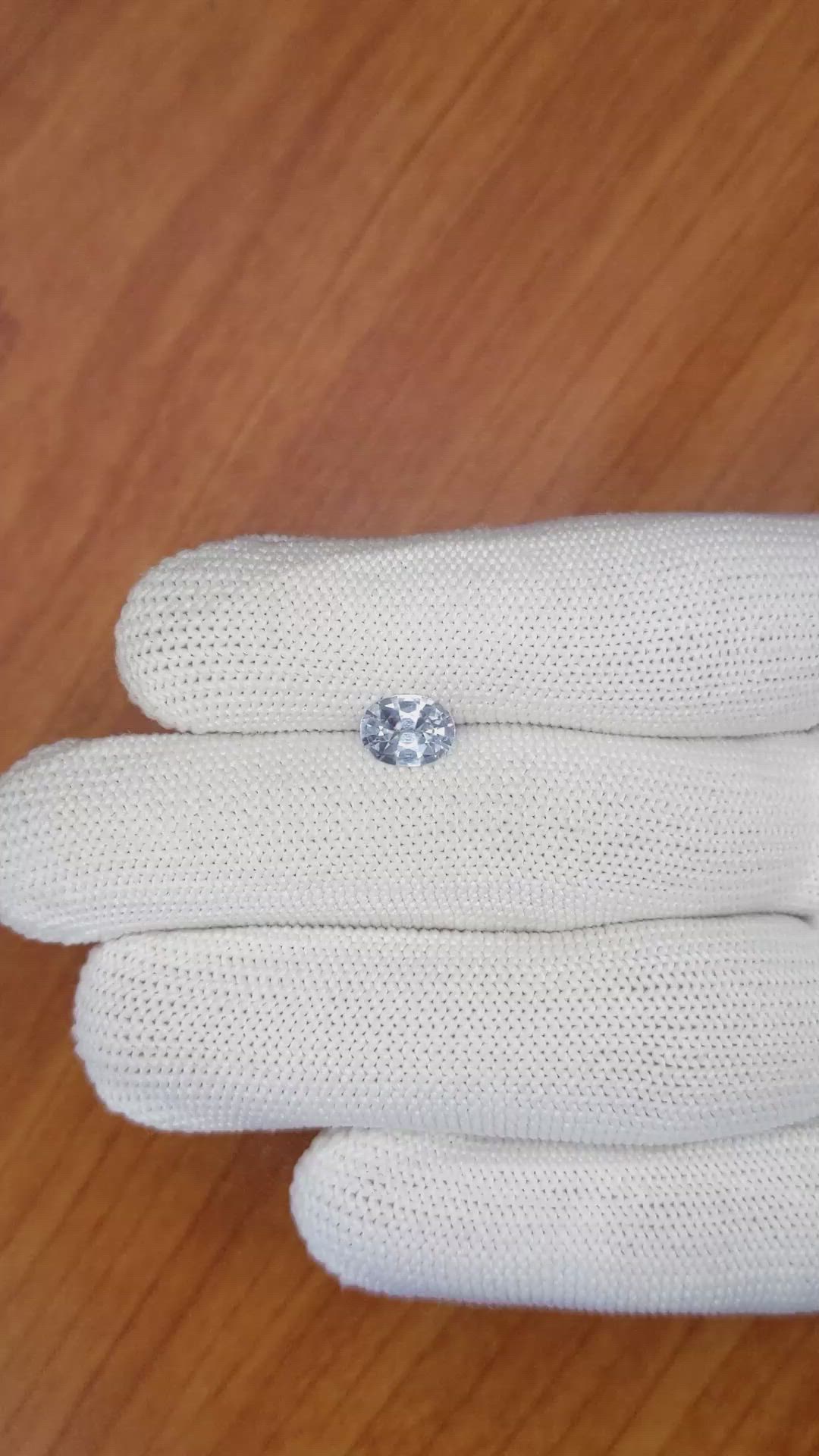 1.14 Ct. Blue Sapphire from Ceylon (Sri Lanka) Size Video