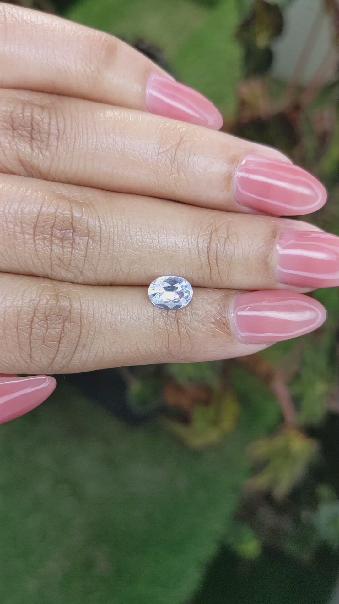 1.14 Ct. Blue Sapphire from Ceylon (Sri Lanka) Size Video