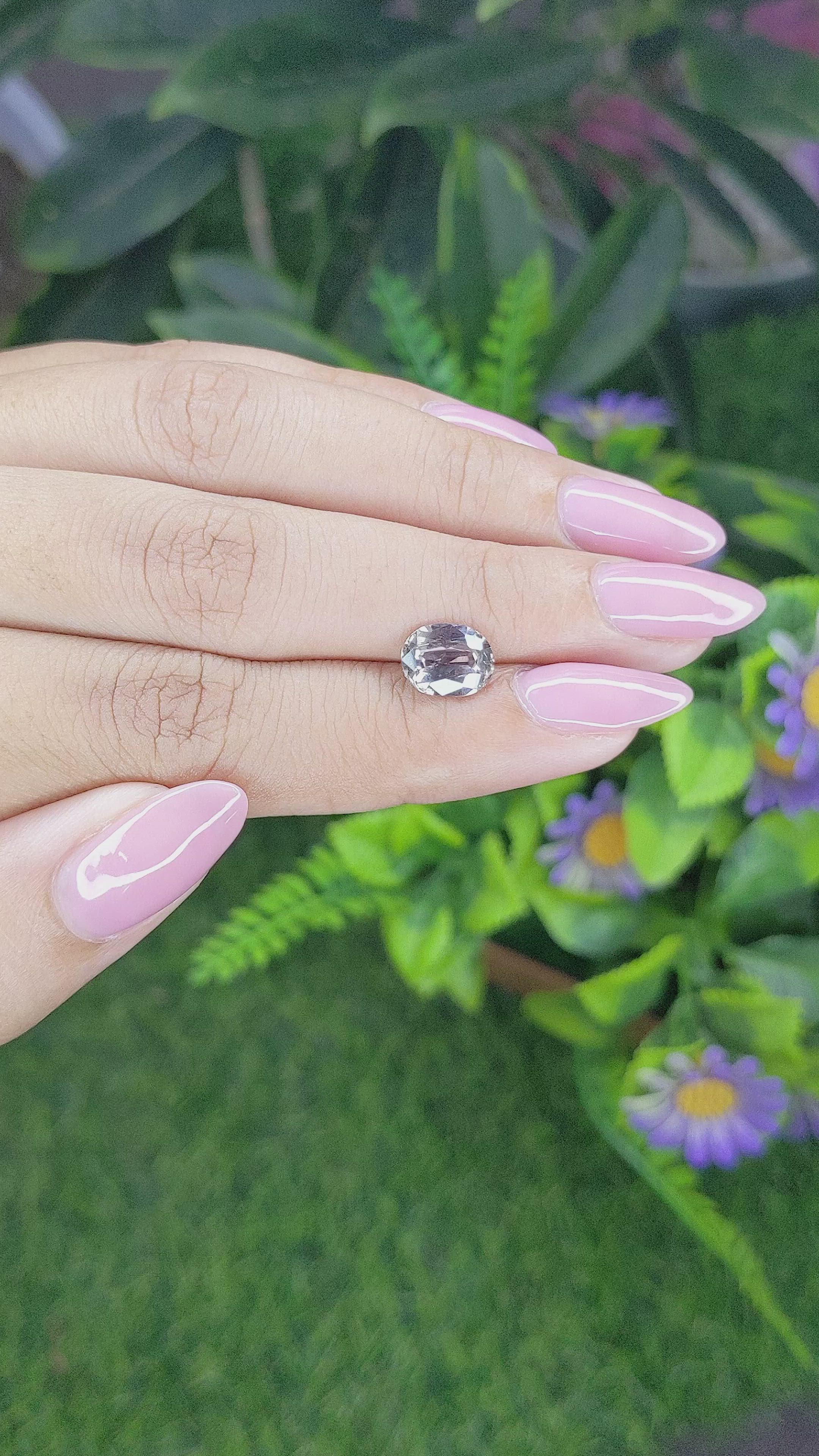 2.15 Ct. Color Change Sapphire from Ceylon (Sri Lanka) Size Video