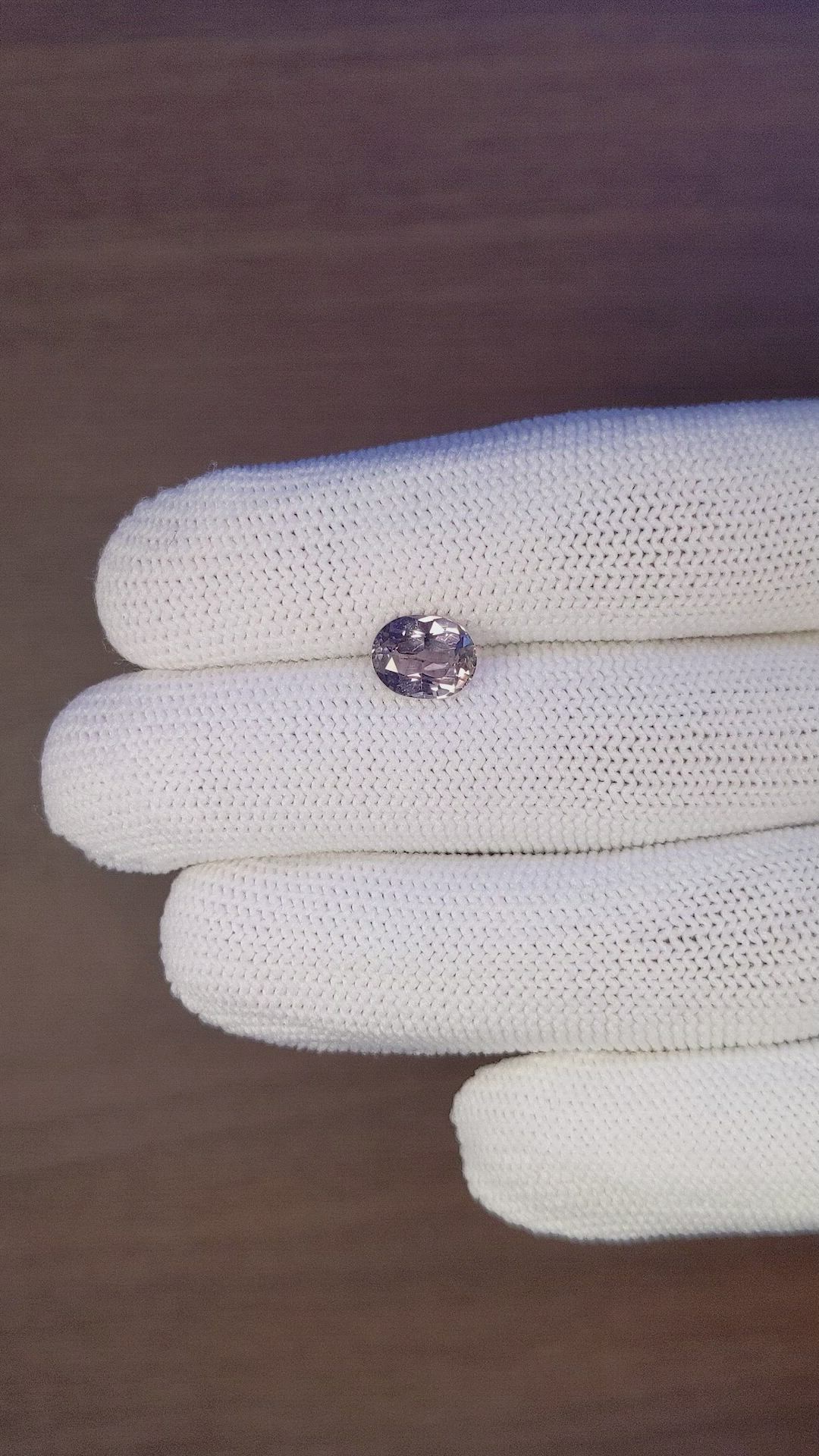 2.15 Ct. Color Change Sapphire from Ceylon (Sri Lanka) Size Video