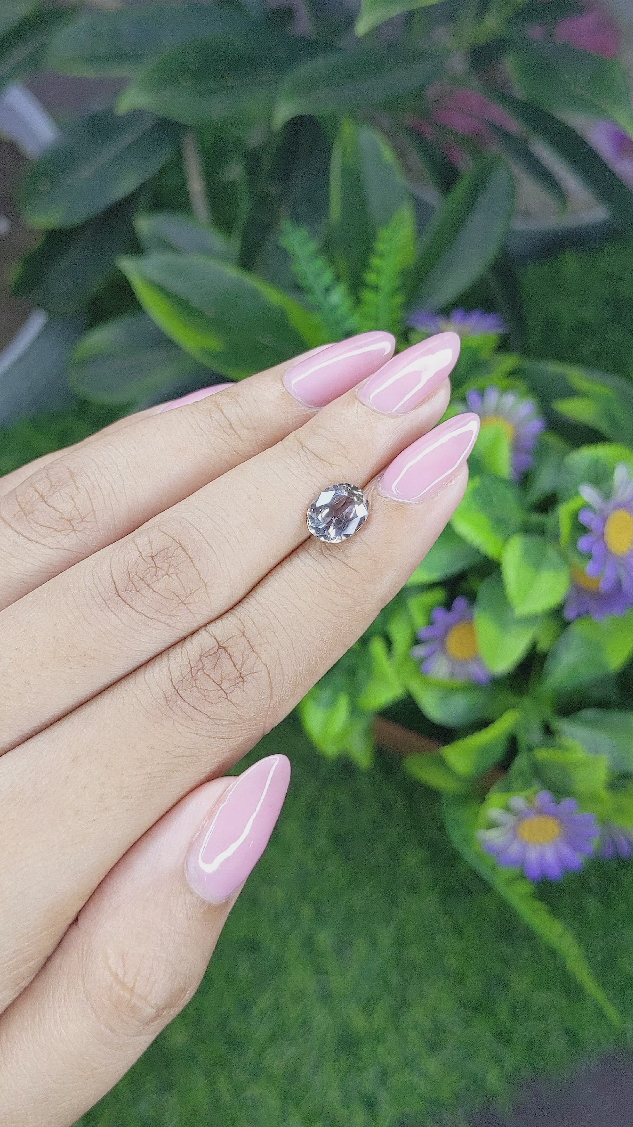 2.15 Ct. Color Change Sapphire from Ceylon (Sri Lanka) Size Video