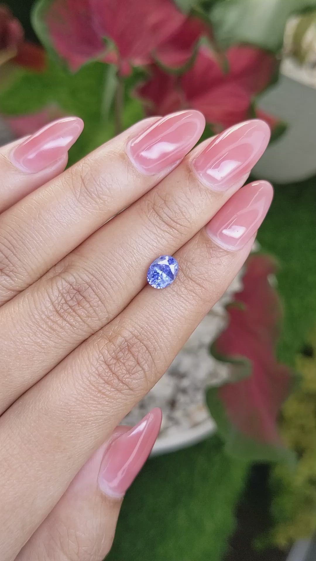 1.44 Ct. Blue Sapphire from Ceylon (Sri Lanka) Size Video