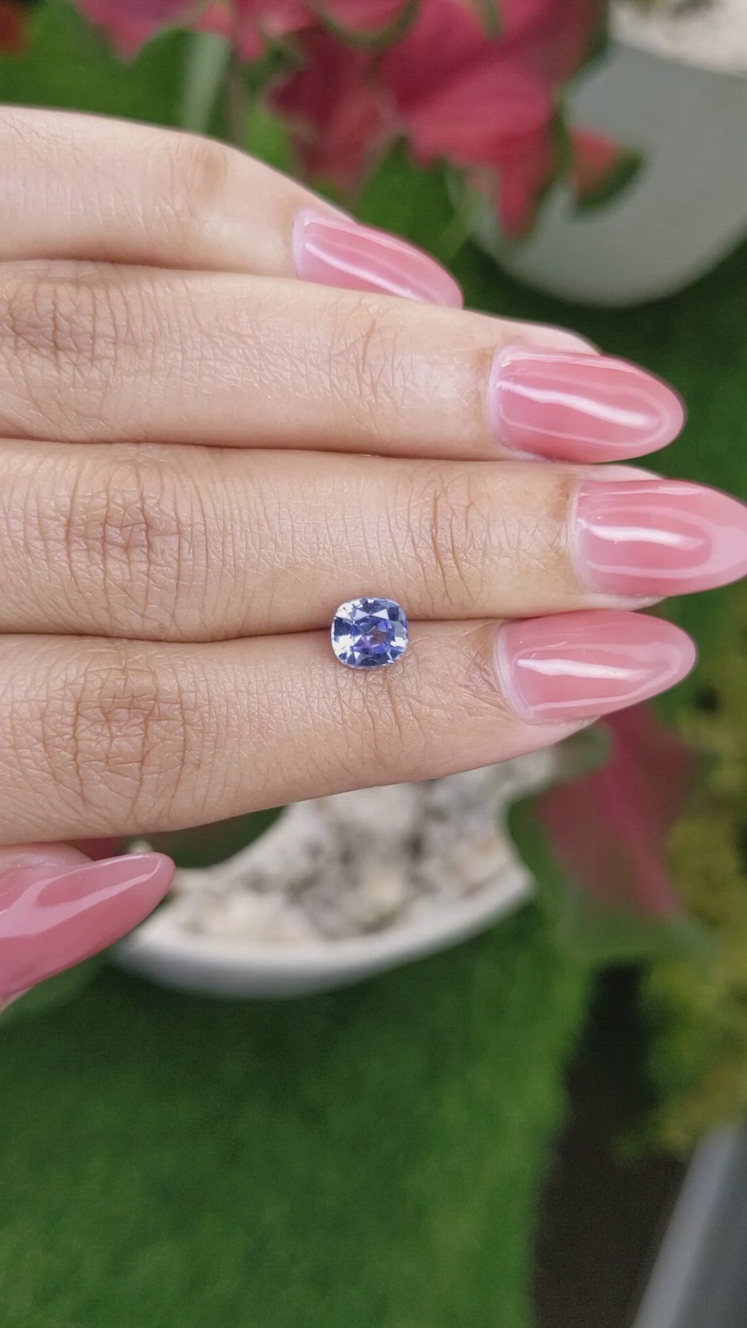 1.20 Ct. Blue Sapphire from Ceylon (Sri Lanka) Size Video