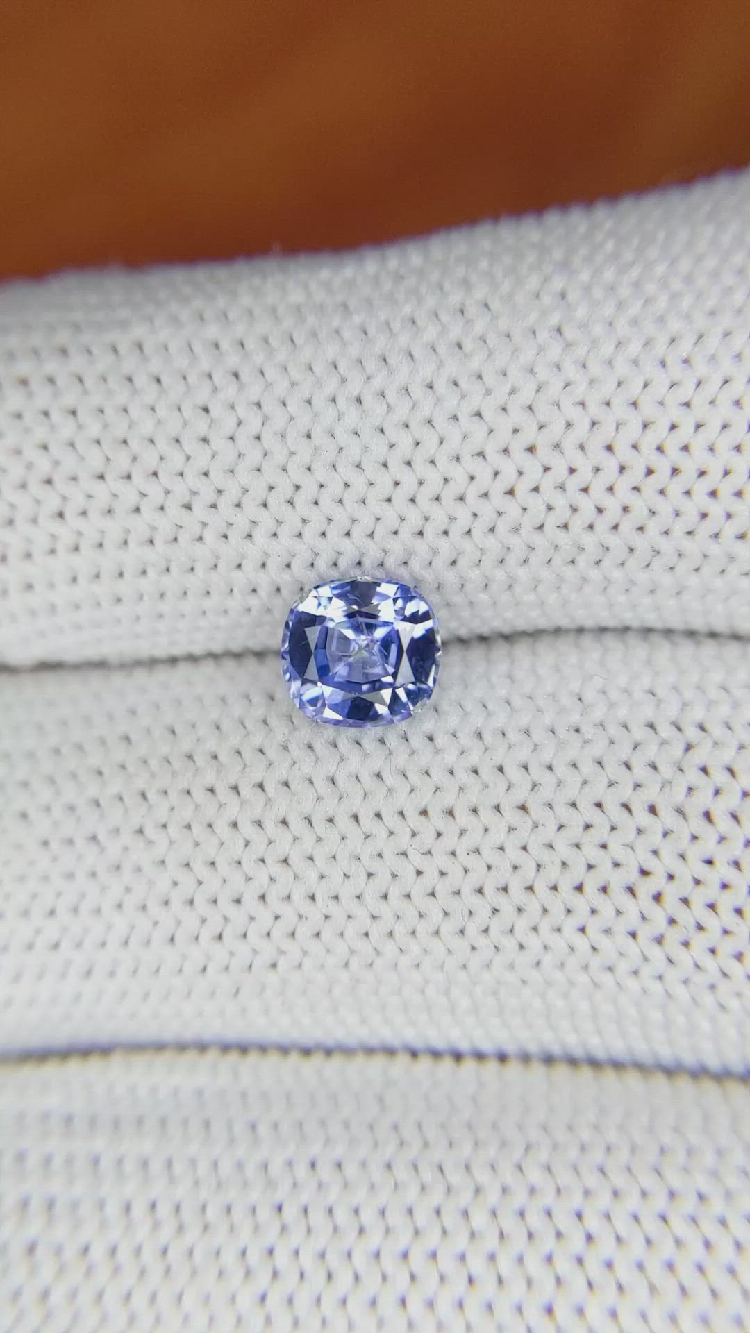1.20 Ct. Blue Sapphire from Ceylon (Sri Lanka) Size Video