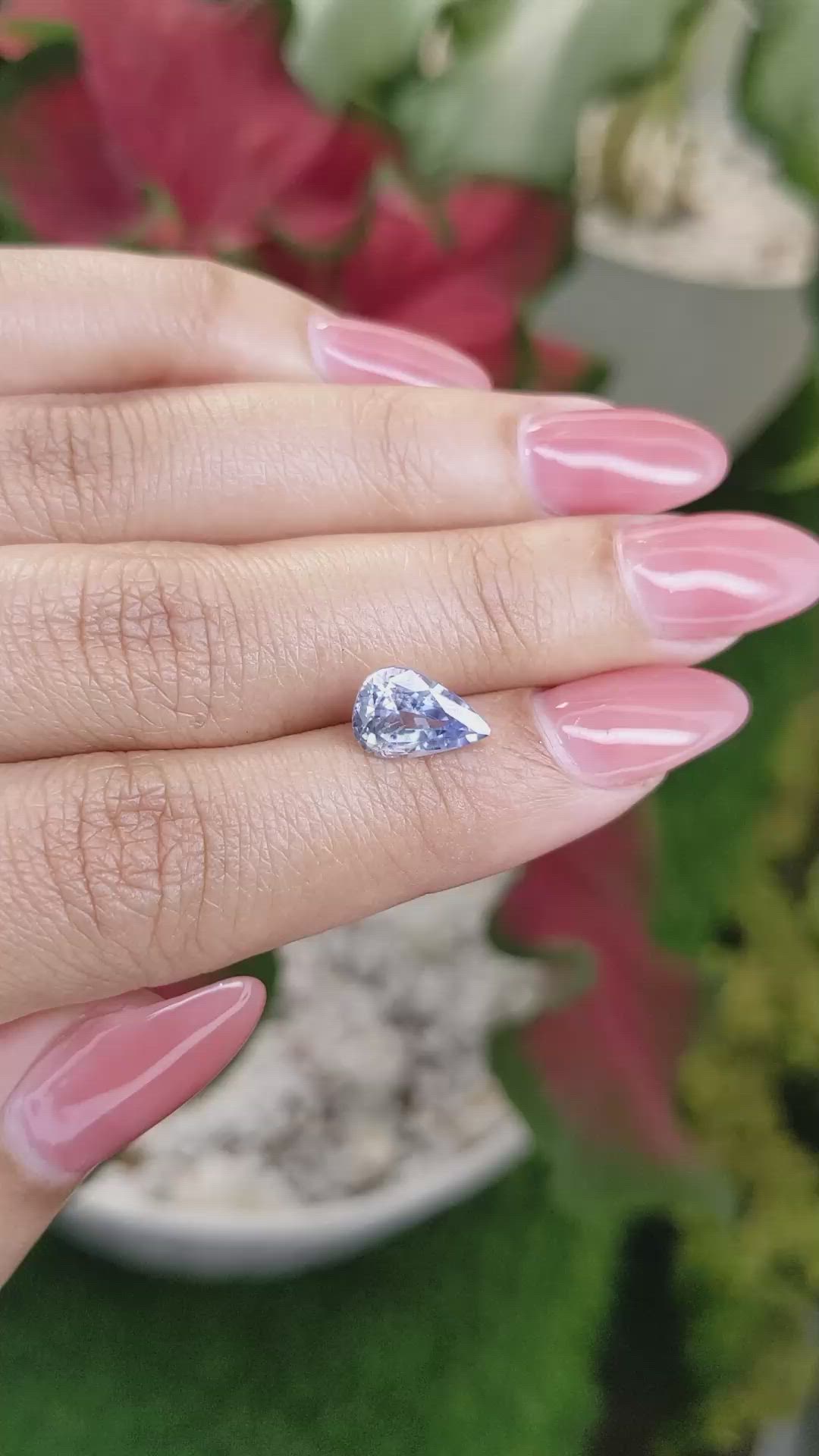 2.71 Ct. Blue Sapphire from Ceylon (Sri Lanka) Size Video