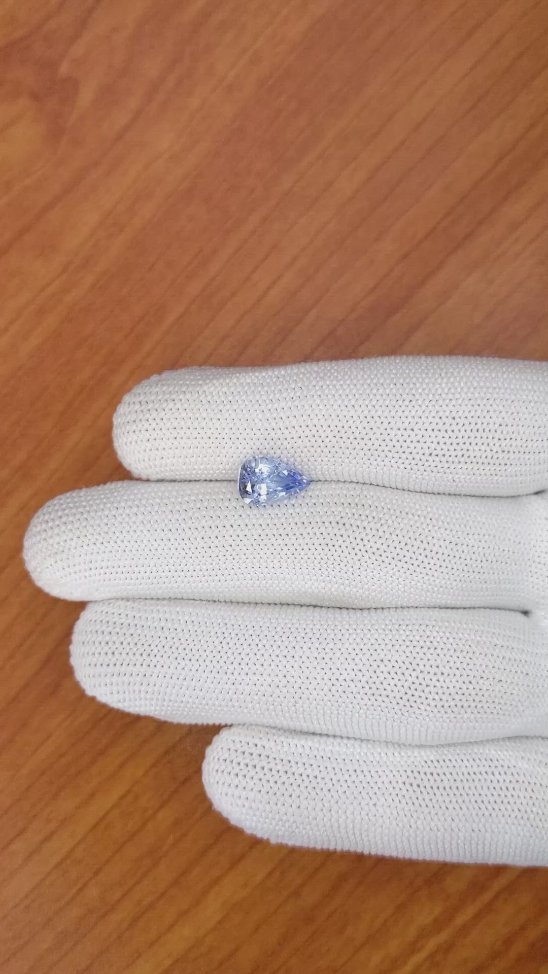 2.71 Ct. Blue Sapphire from Ceylon (Sri Lanka) Size Video