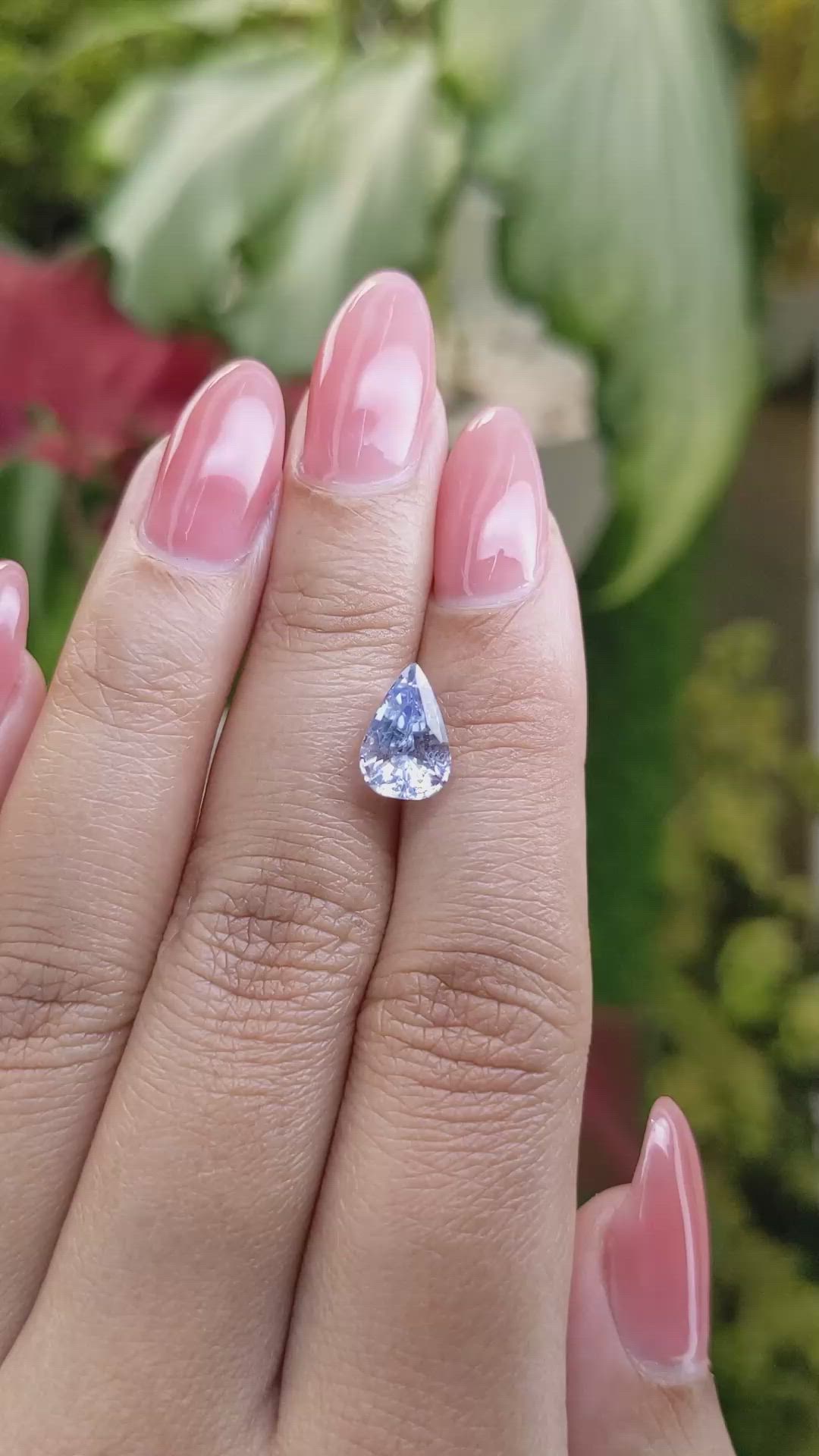 2.71 Ct. Blue Sapphire from Ceylon (Sri Lanka) Size Video